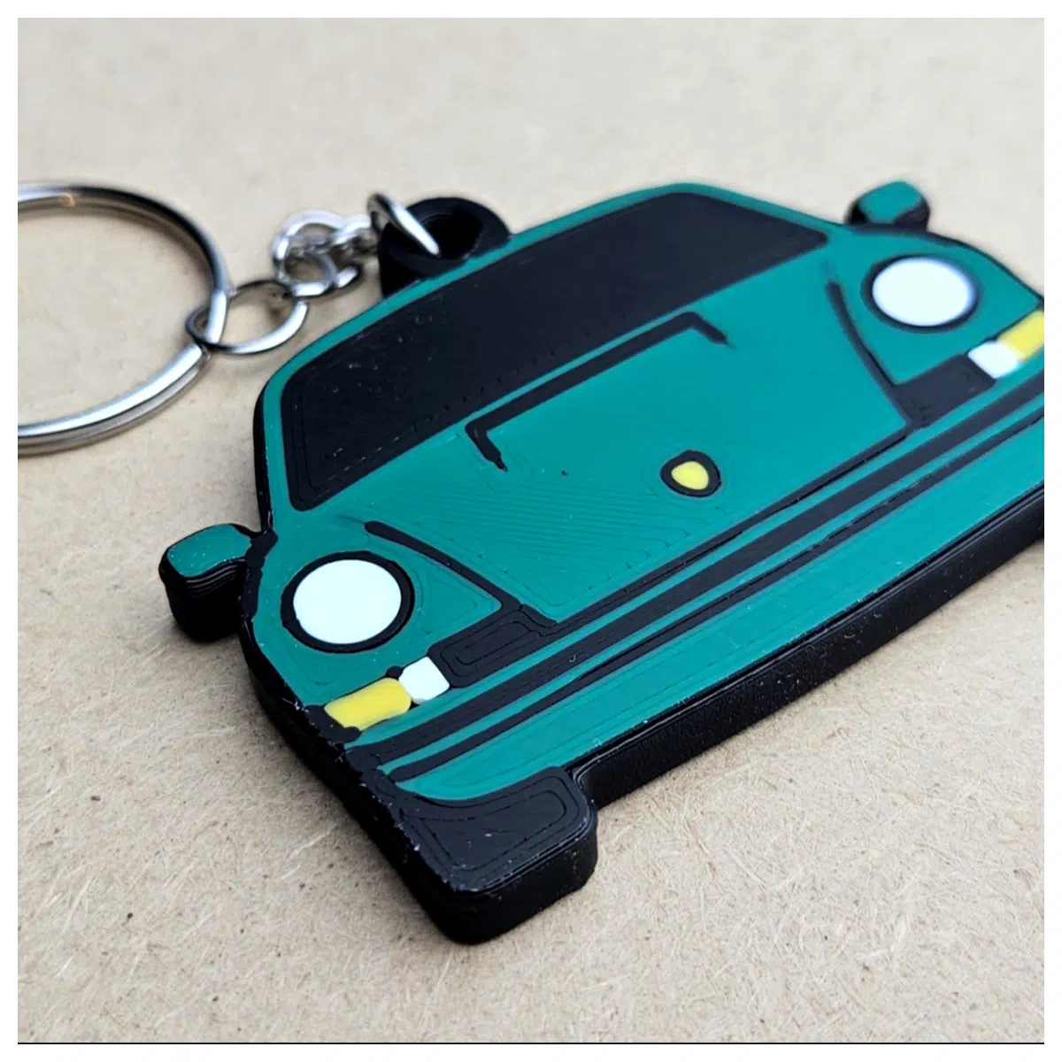 classic 911 keychain car key ring men