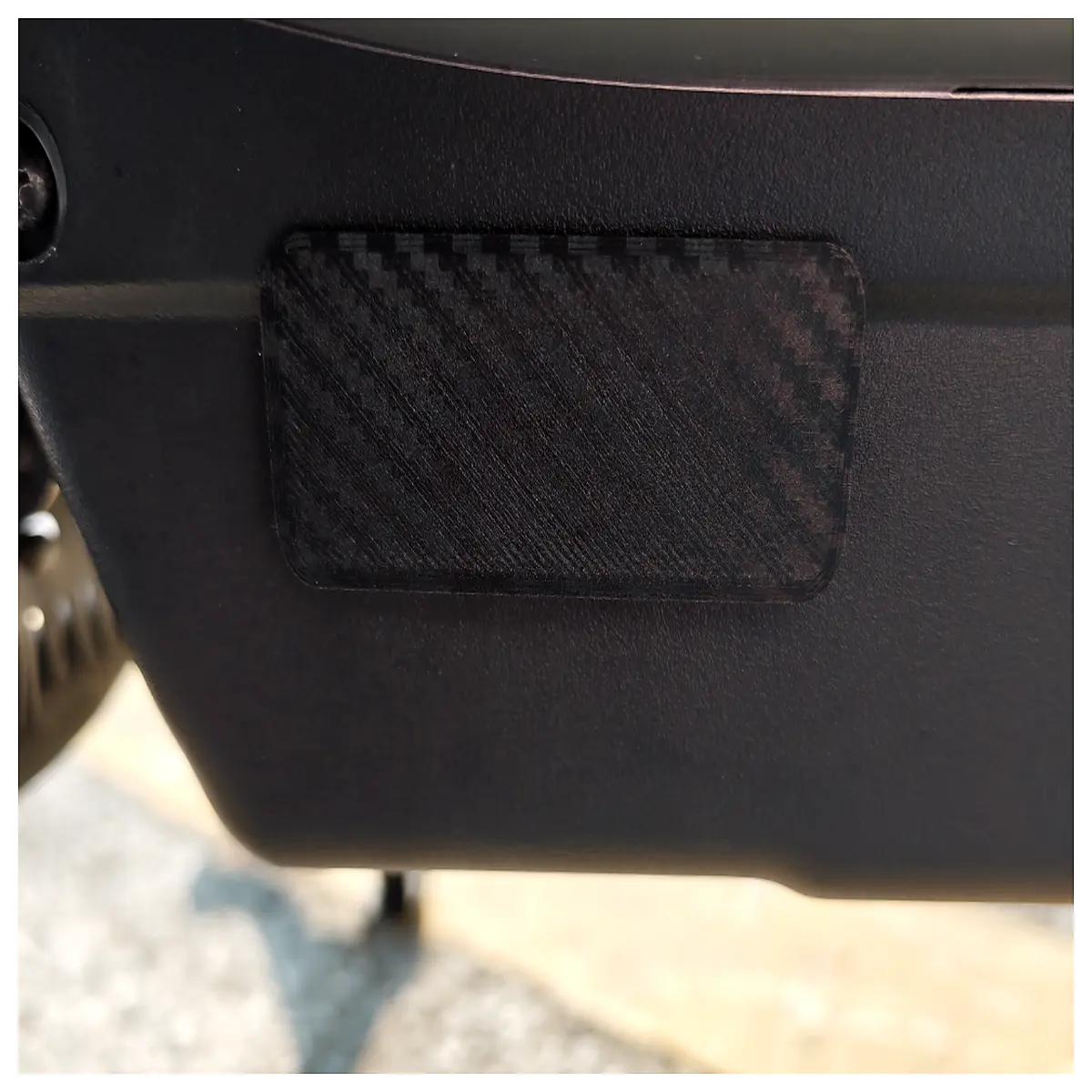 9MZmix Frame Cover Plate Nameplate Protector Film Version Car Parts Accessory Frame Nameplate Cover Protection