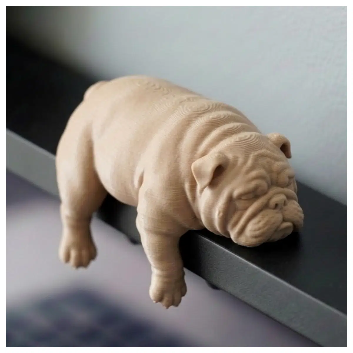Lazy Bulldog Display Stand Dog Companion Monitor Stand Pet Computer Stand Pet Display Stand Lazy Dog Desktop Support Computer Pet Accessories