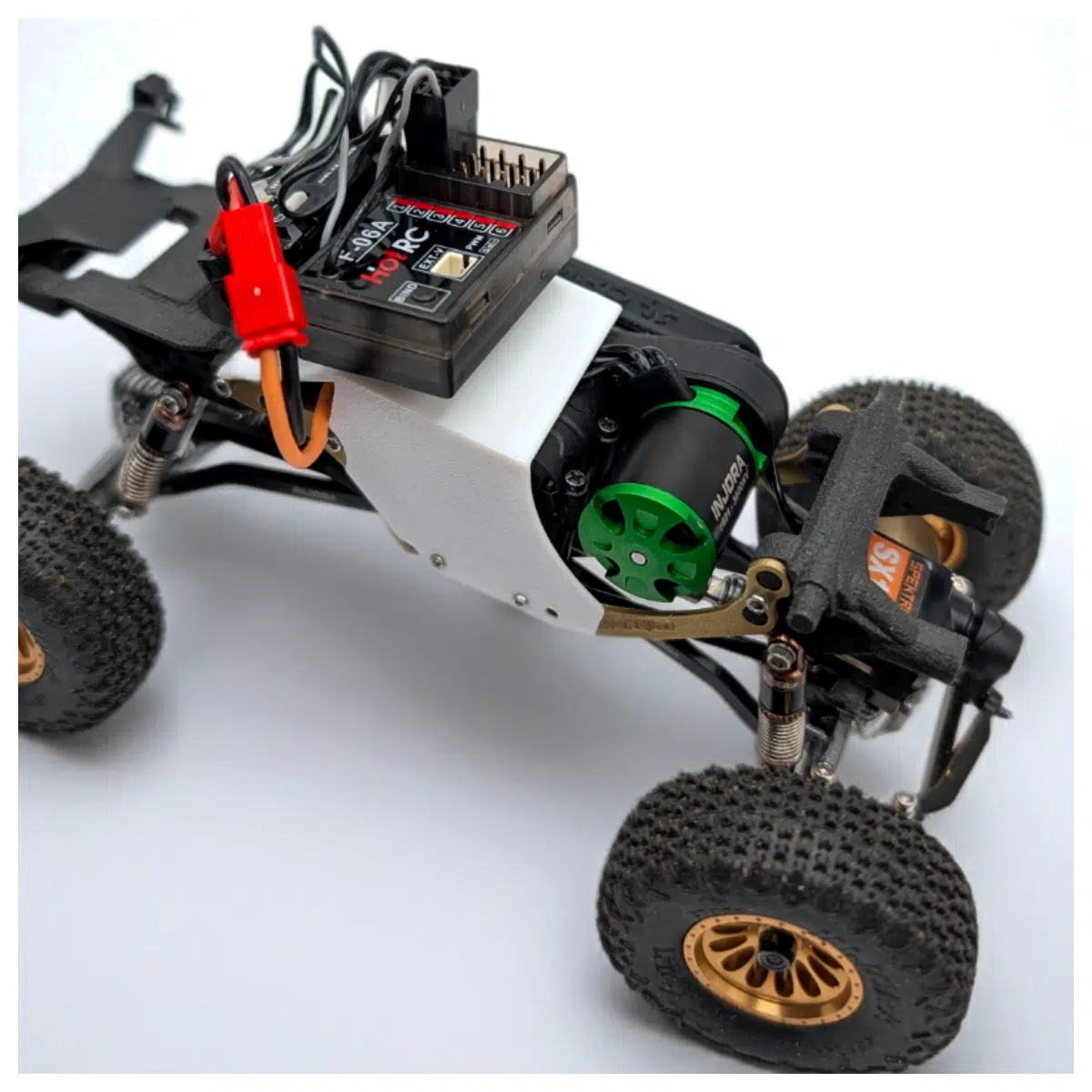 SCX30 ESC Mount Receiver Holder Brushless ESC Support RC Car Accessory Electronic Speed Controller Bracket Compatible SCX30