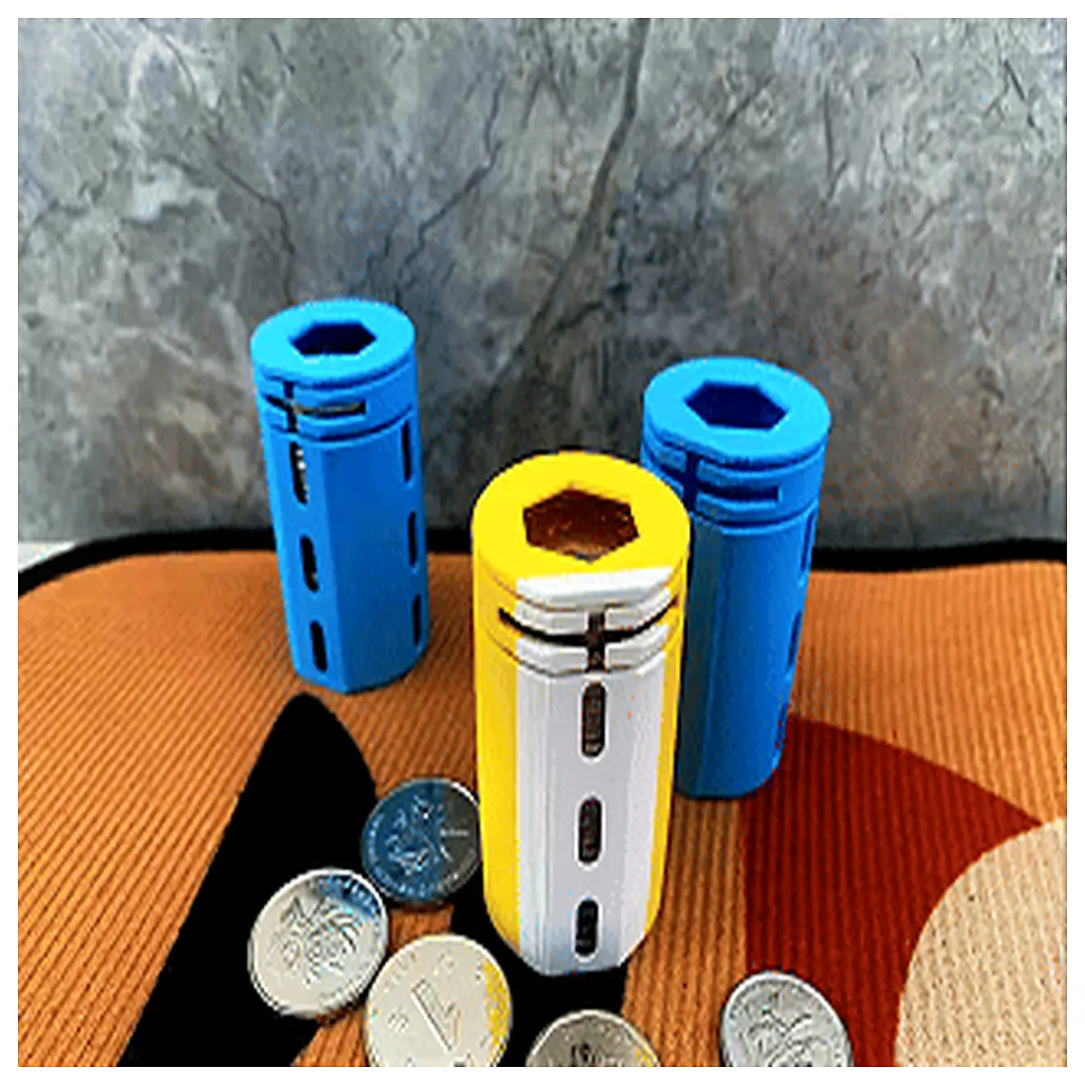 Mini Coin Piggy Bank Kids Saving Jar Money Box Piggy Bank Change Saving Container Cute Fun for Children s Growth