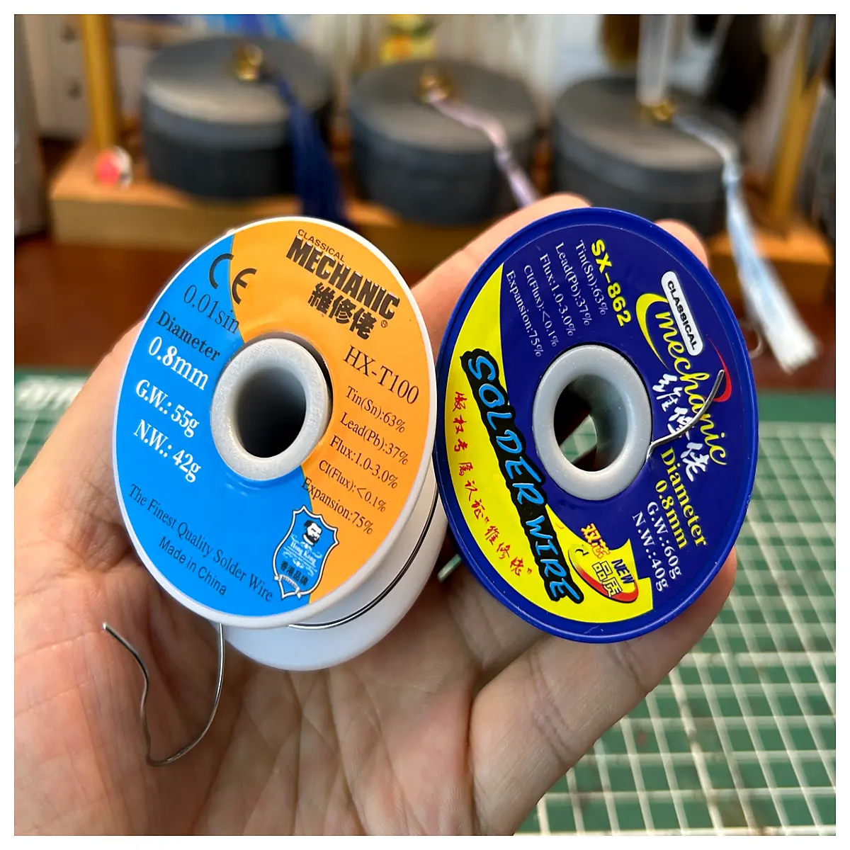 Tin Stand Holder Wire Support Tube Universal Tin Wire Clamp Welding Accessory Tin Wire Support Pipe