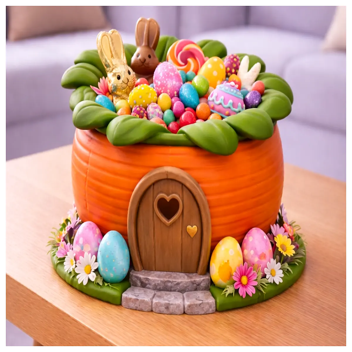easter bunny house nest bowl basket for kids egg hunt decoration spring party favor