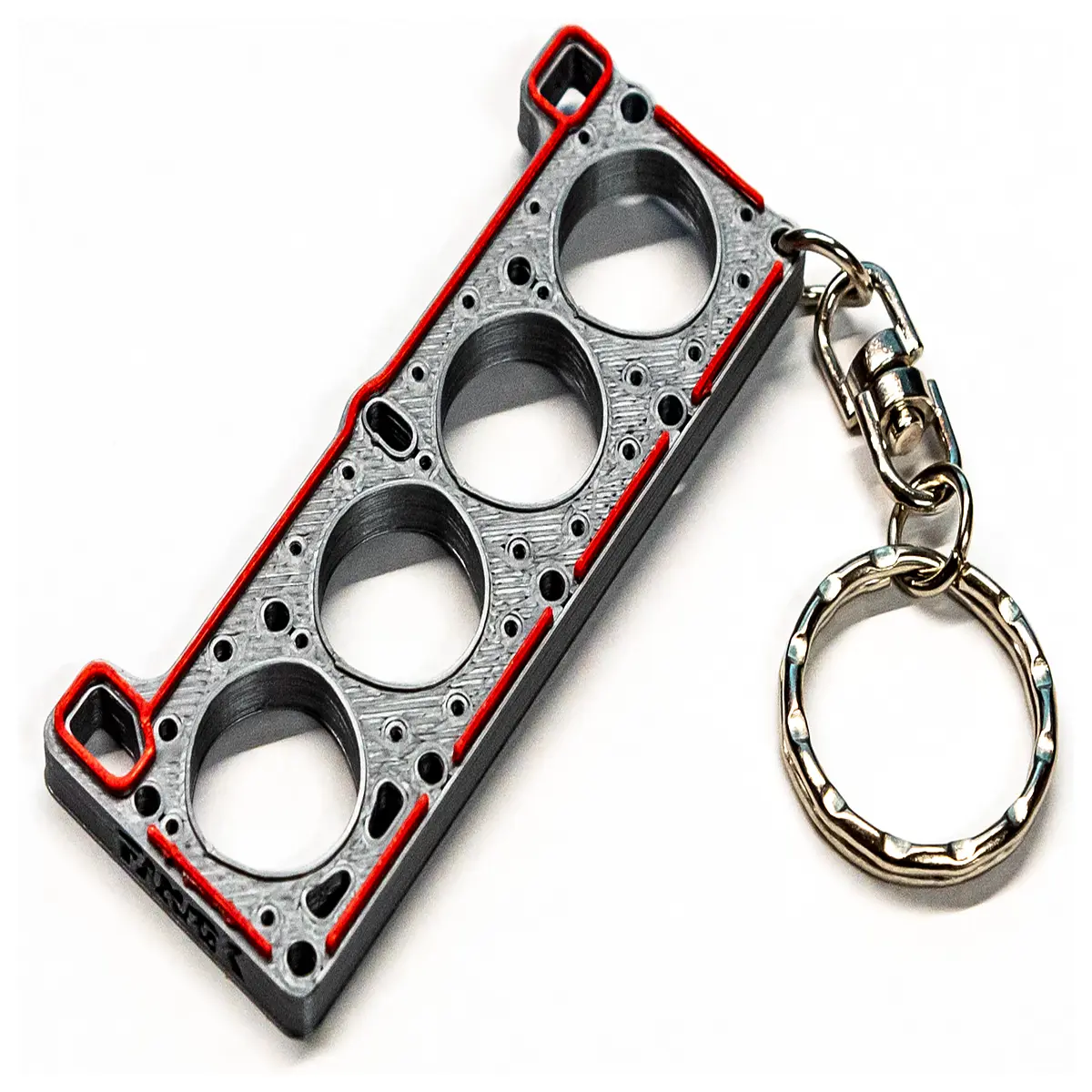 LADA 2105 Key Chain Cylinder Head Gasket Set Car Parts Accessories Auto Decoration Cylinder Head Seal Car Modification