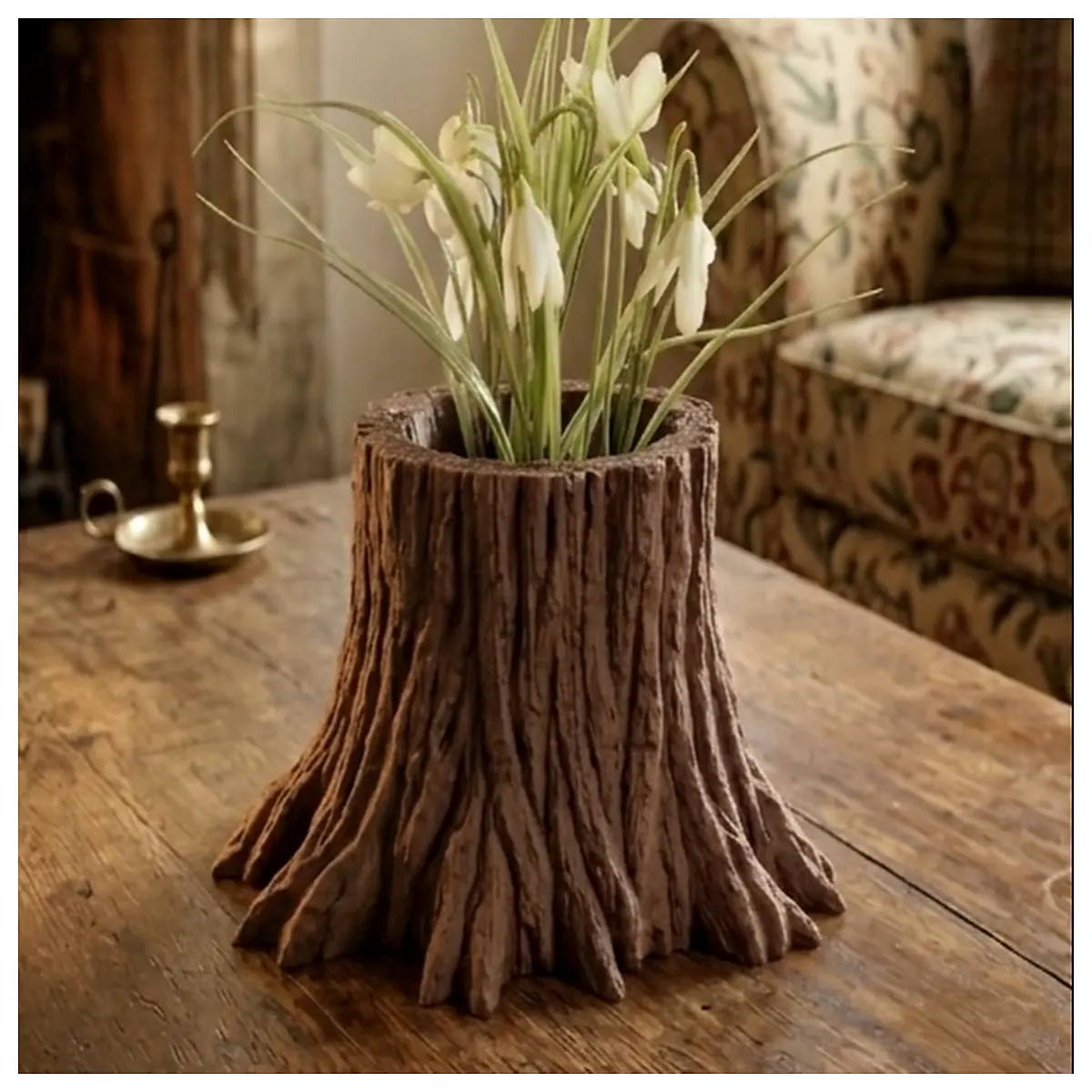 Root Stump Planters Tree Potted Plants Garden Decoration Landscape Planters Versatile Flower Pots Root Stump Boxes Outdoor Gardening