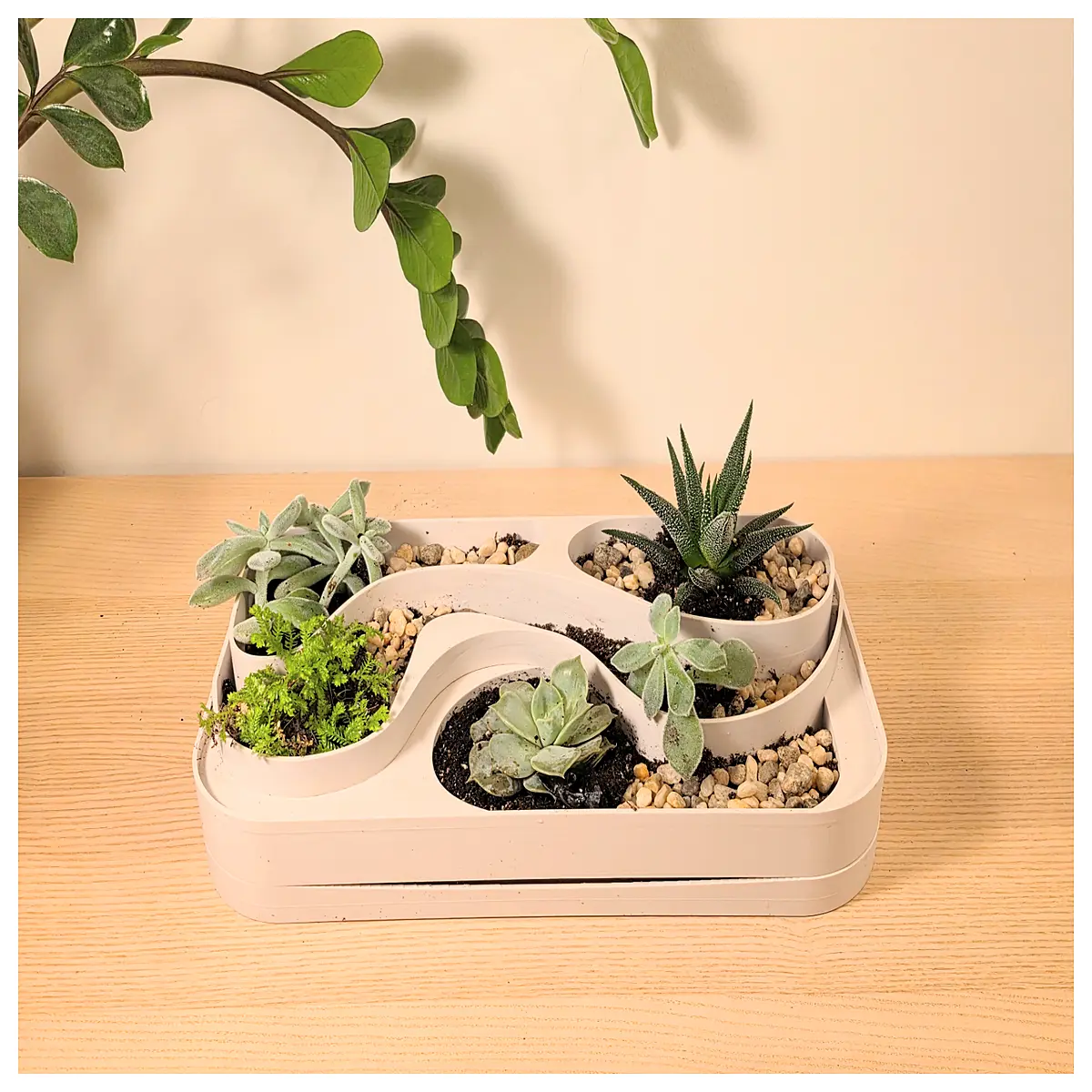 tiered succulent planter pots for balcony cascading cactus container multi level flower pot for patio garden decor
