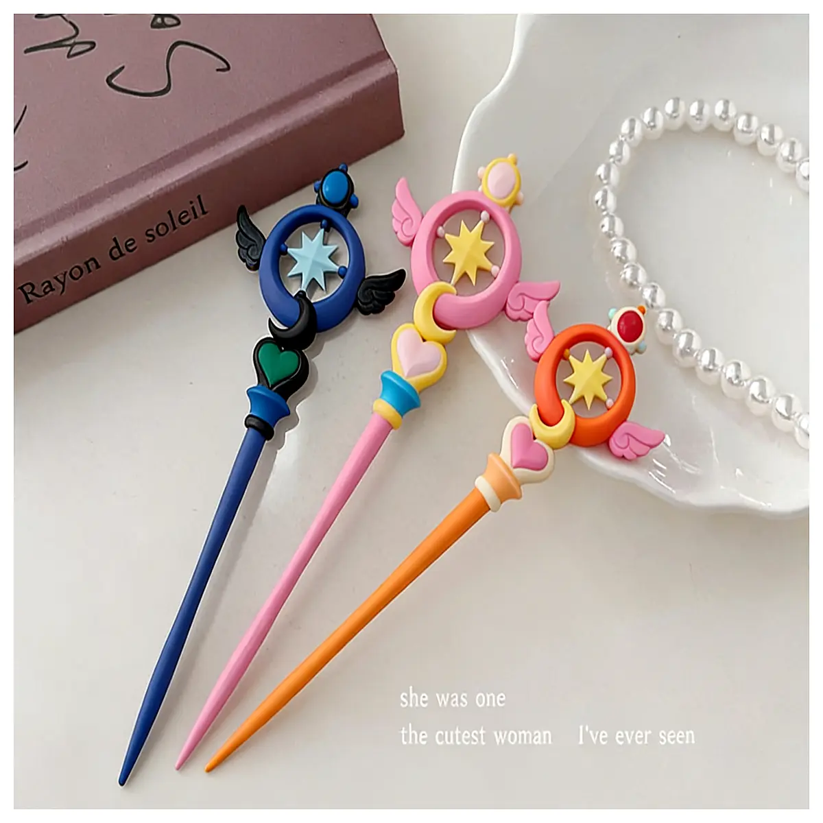 Hairpins for Girls Pretty Hair Combs Hair Accessories Hairpins Hair Clips Hair Styling Korean Style Hairpins Hair Ornament