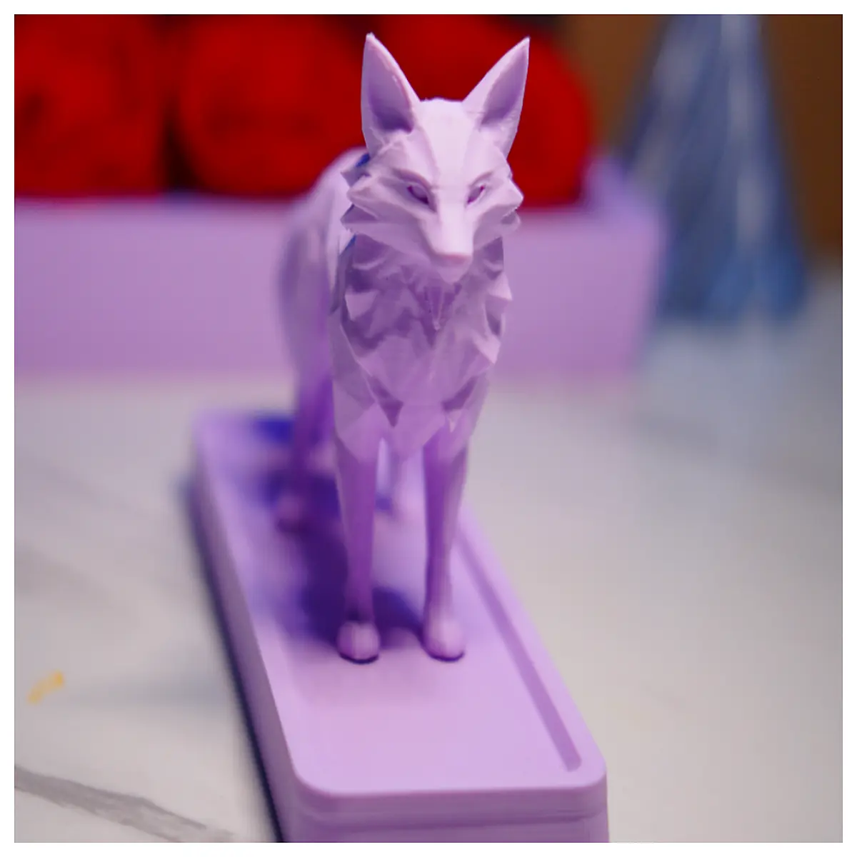 Purple Little Fox Plush Toy Cute Fox Stuffed Animal Kids Birthday Gift Adorable Pet Companion Plush Filler Toy Fox Accessories