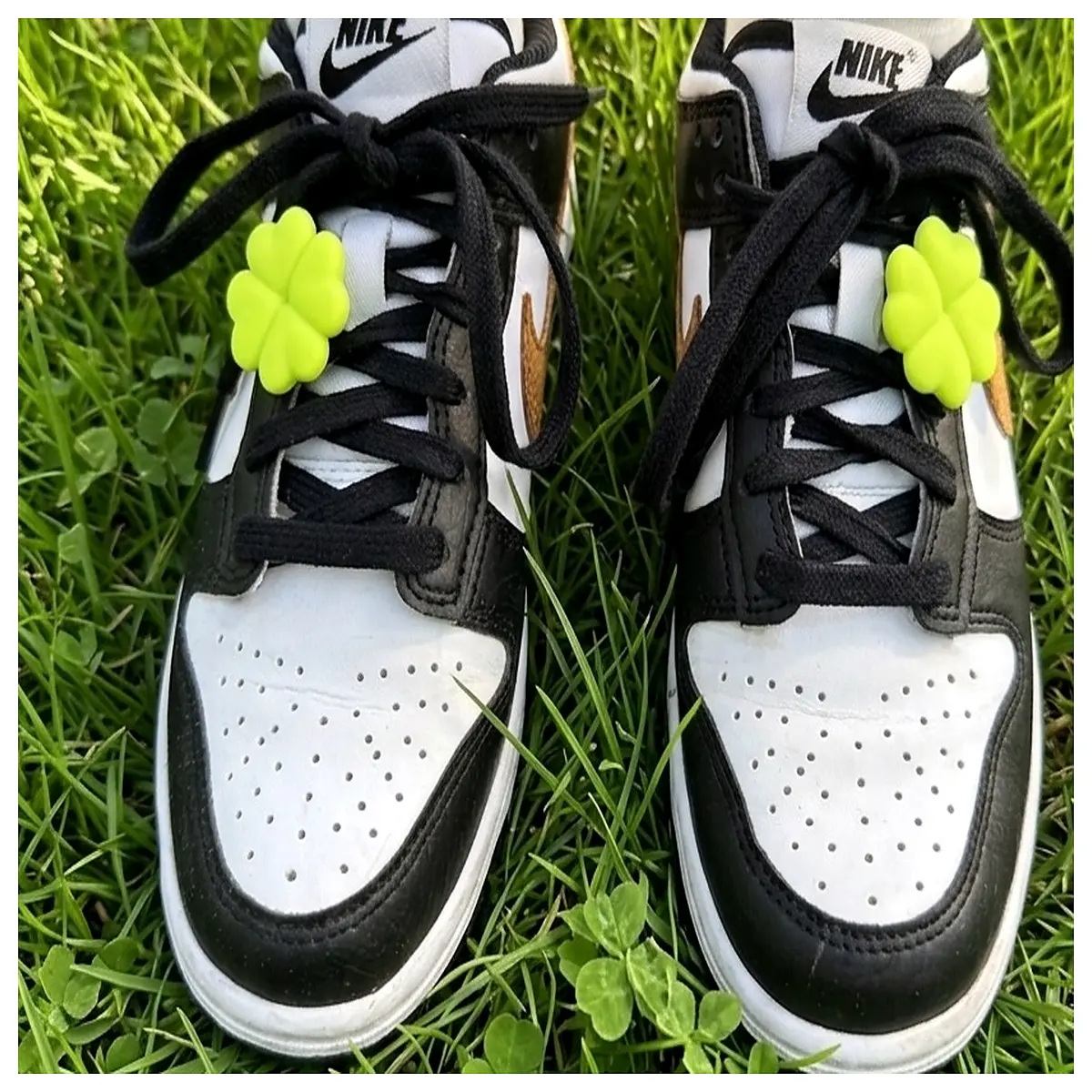 Four Leaf Shoe Charms Lucky Decoration Shoe Accessories Sports Shoe Embellishments Luck