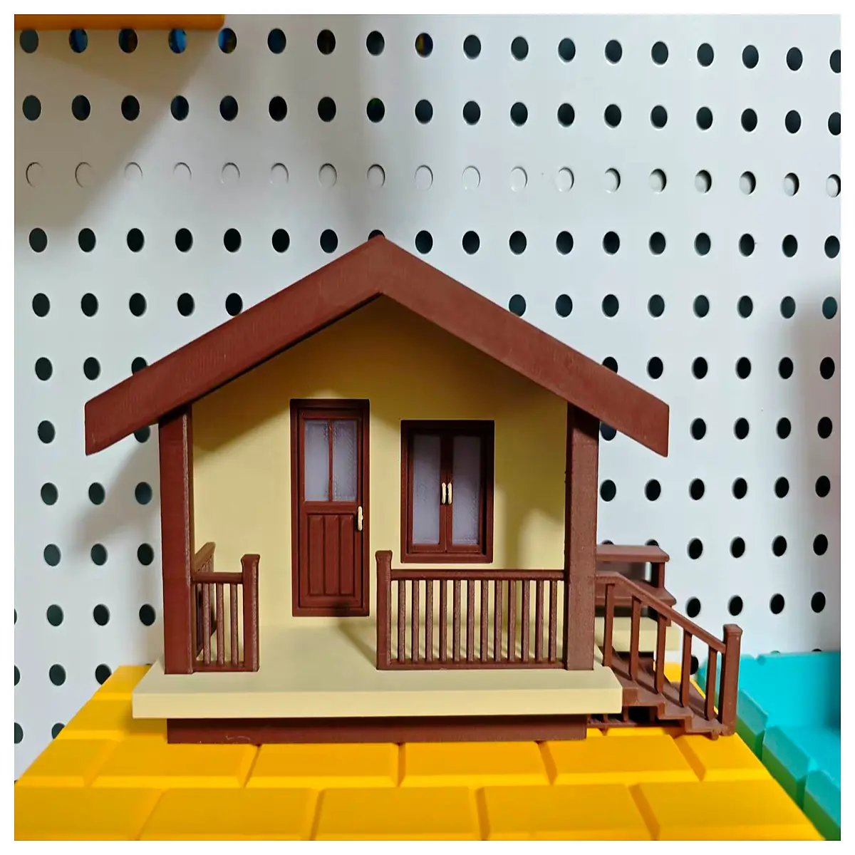 Slanted Gable Roof Model 164 Architectural Model Historical Building Museum Display Model Collection Building Enthusiast