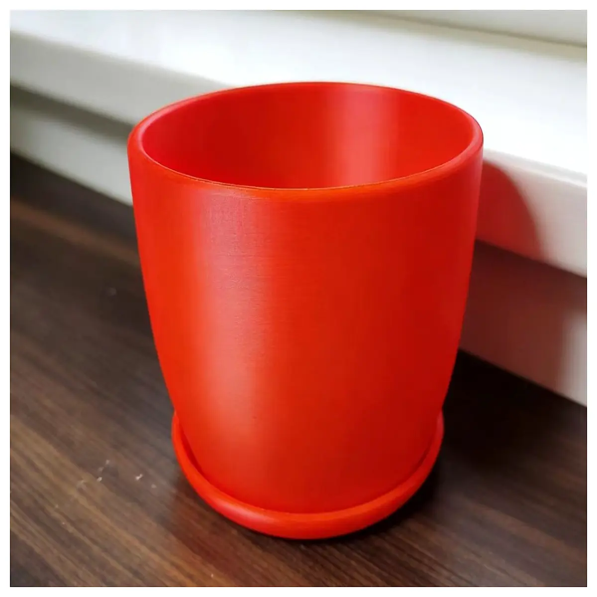 Planter with Tray 2 s Available Flower Pot Stand Indoor Garden Planting Container Gardening Supplies