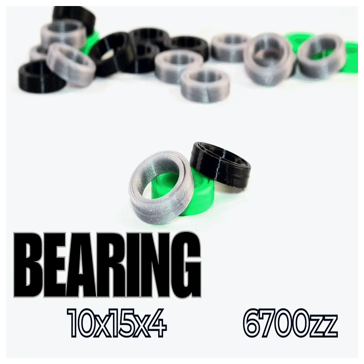 6700ZZ Bearing 10x15x4 Ball Bearing Skate Parts Roller Skate Accessories Bearing Components