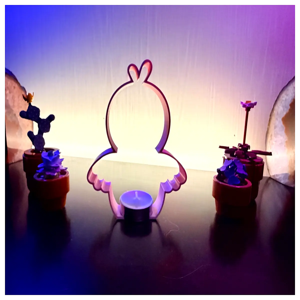 cute chick and egg tea candle holder baby shower gift decor nursery room centerpiece pastel spring home decoration