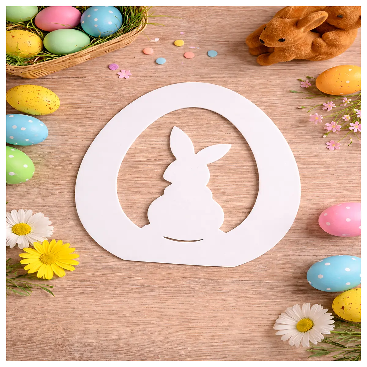 Easter Bunny Decor Home Decoration Festive Eggs Creative Ornament Decorative Rabbit Easter Gift