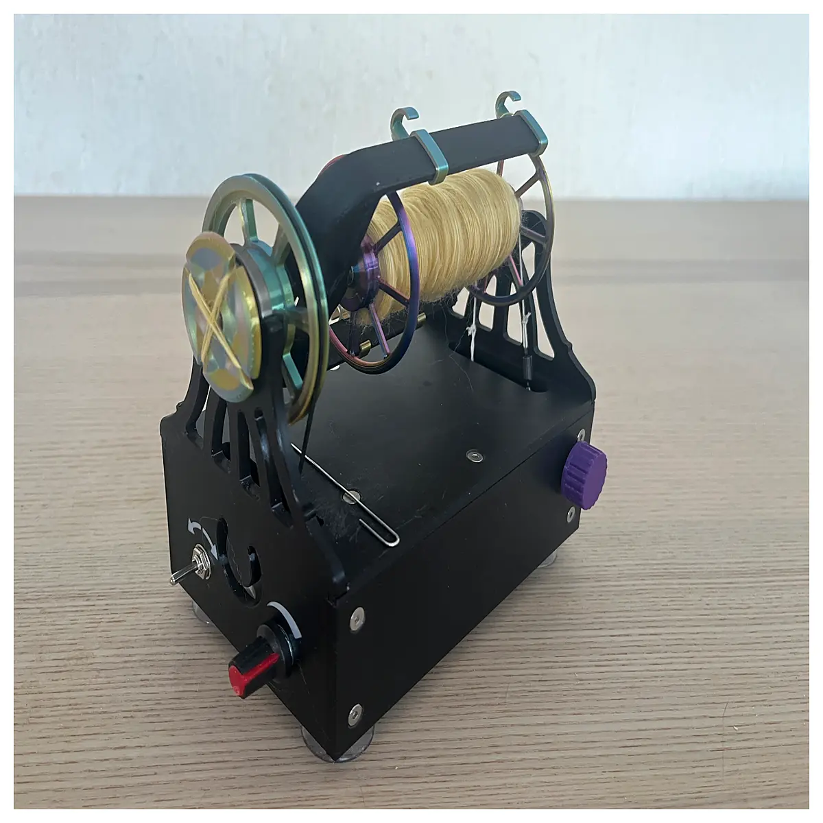 Mini Electronic Spinning Machine Fiber Production Equipment Home Small Spinning Machine Textile Accessories Weaving Tools Fiber Production