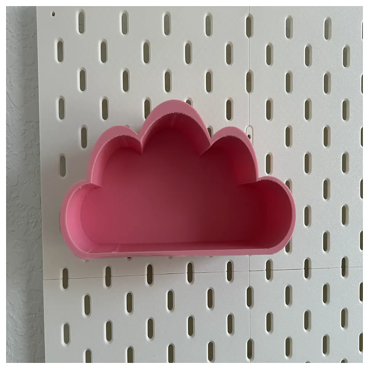 skadis cloud pegboard organizer wall mounted storage for home office desk accessories craft supplies