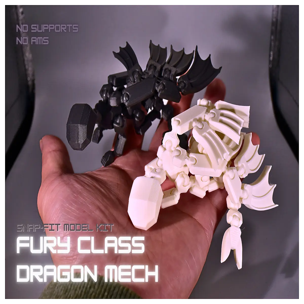 Dragon Level Fury Mech Model Glue Assembly Robot Model Collectible Military Mech Parts Scale Model