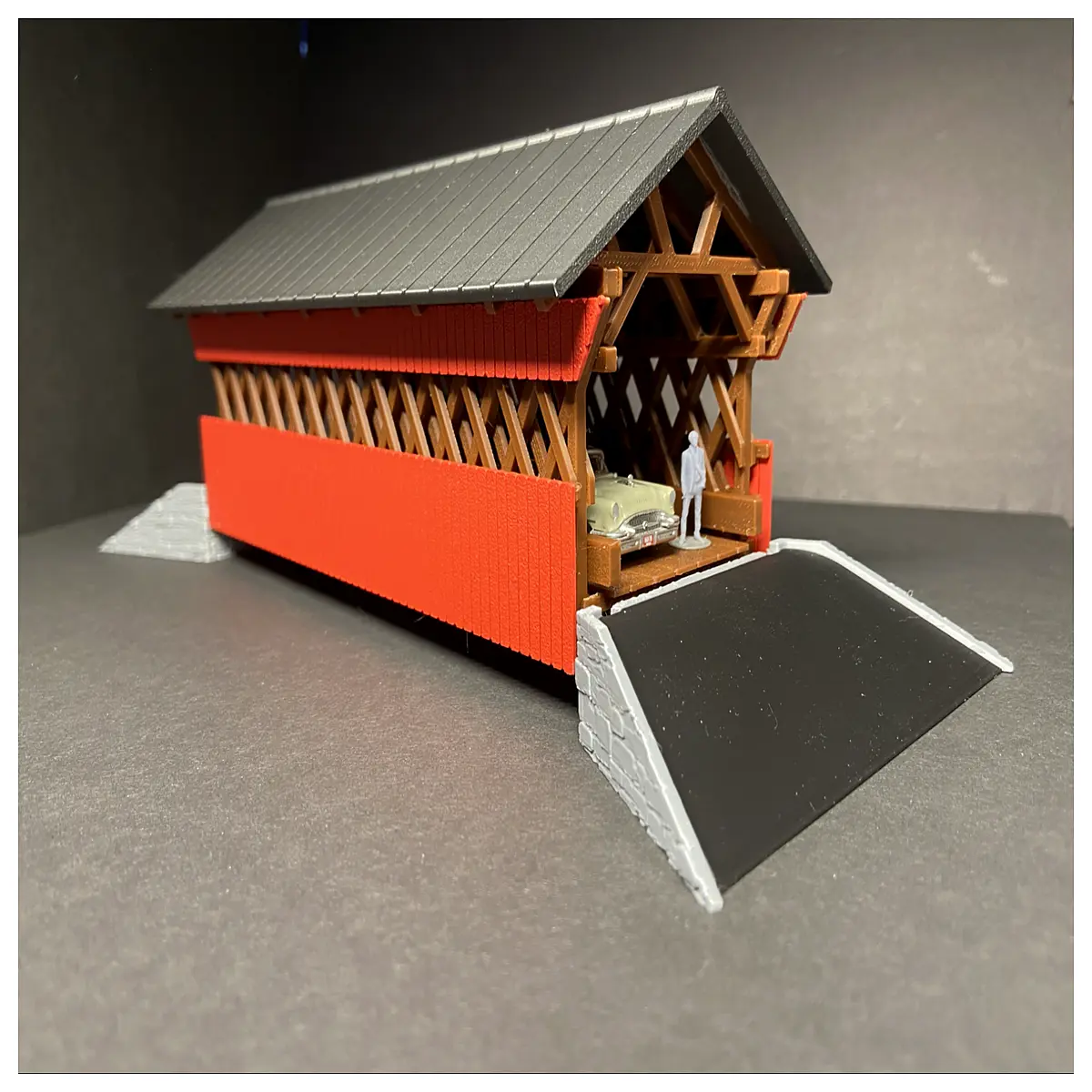 Langqiao HO Scale Model Train Assembly Parts Railway Model Components Realistic Train Sets Train Toy Accessories