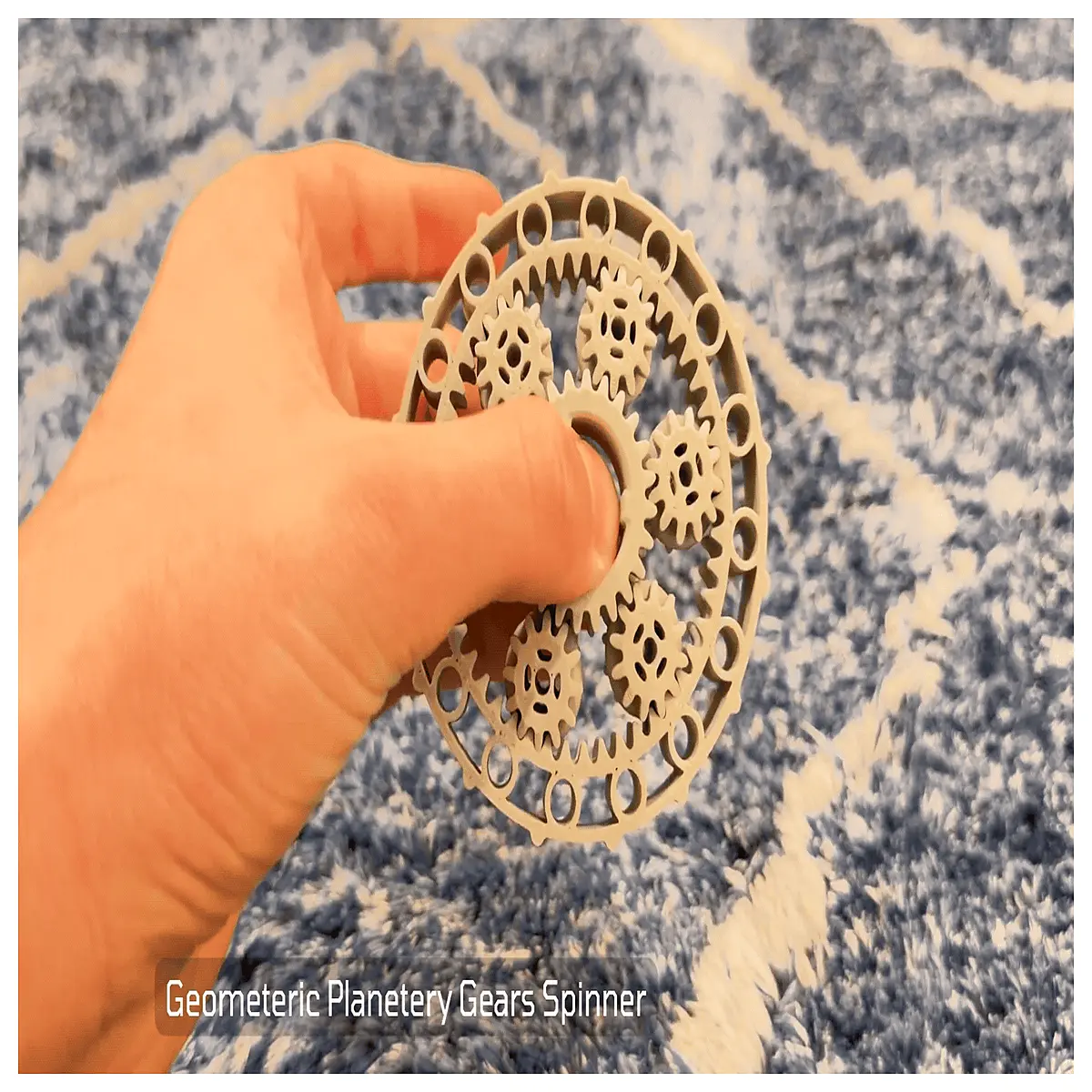 Geometric Planetary Gear Toy Zero Friction Fidget Puzzle Stress Relief Brain Teaser Creative Gift Gear Model