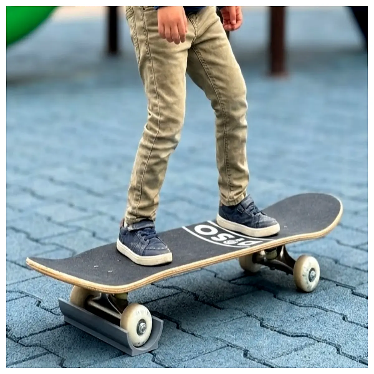 SkateStop Trainer Practice Board Skill Development Outdoor Training Skateboarding Accessories Balance Improvement