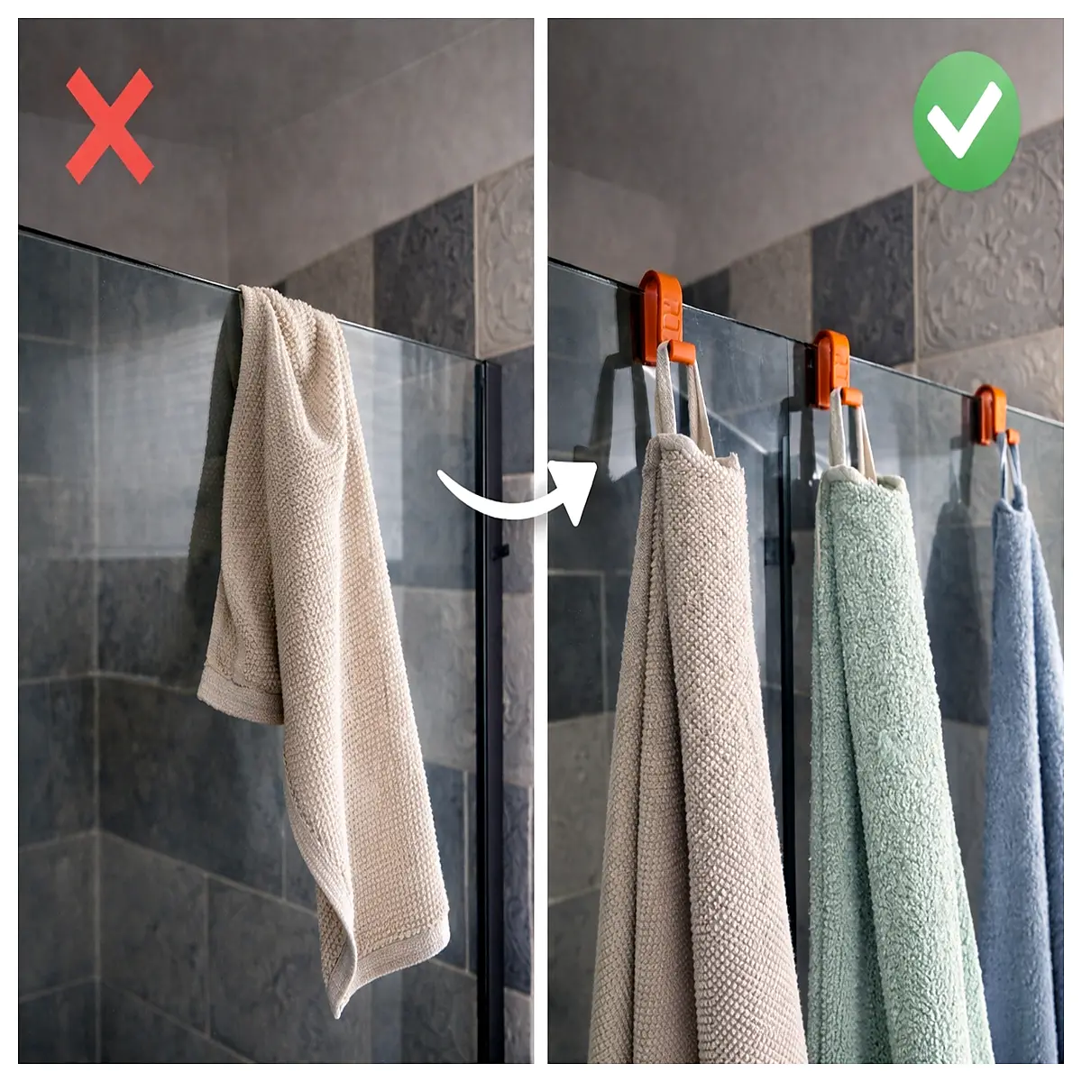 No Drill Shower Caddy 2 Second Quick Install Bathroom Shelf Hanging Hooks Shower Accessories