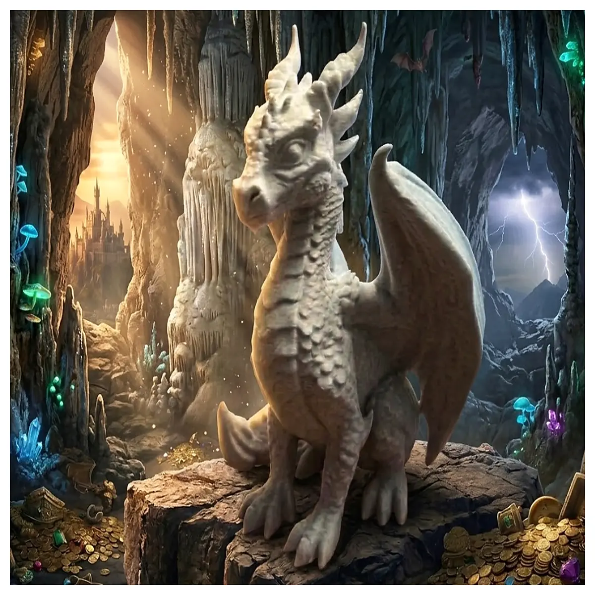 Mystical Dragon Ultimate Desktop Pet Dragon Toy Cute Pet Figurine Desk Decoration Kids Toy Ultimate Collectible