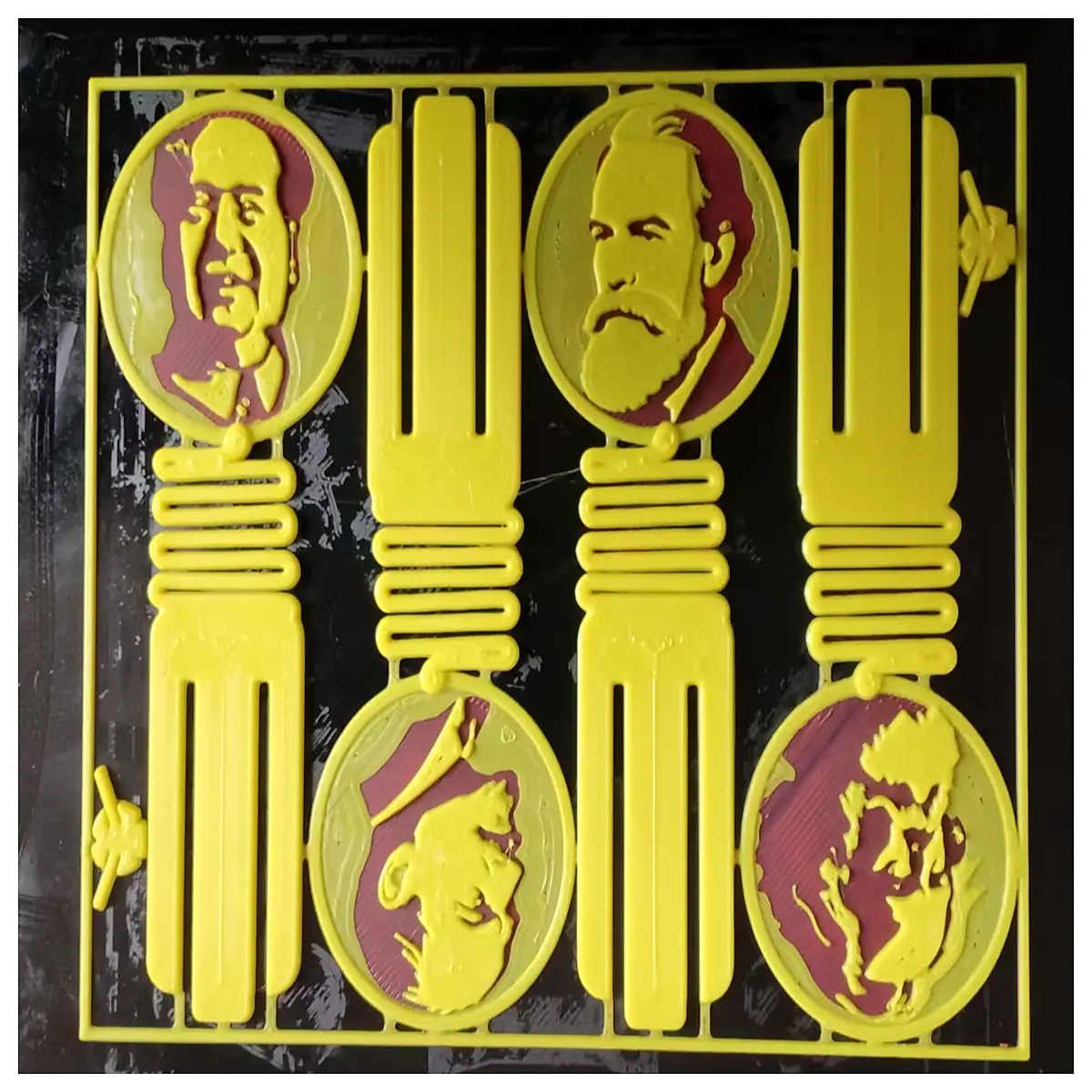 revolutionary leader bookmarker set collectible historical figure card students history enthusiasts