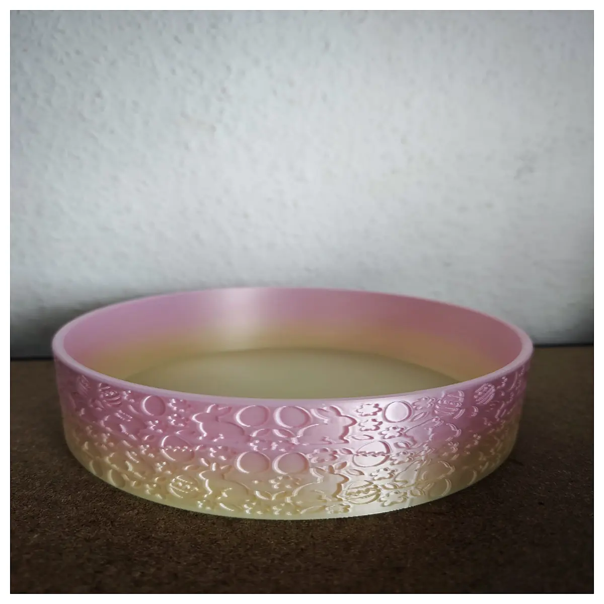 easter candy bowl plastic treat dish for kids party favors spring holiday table decor