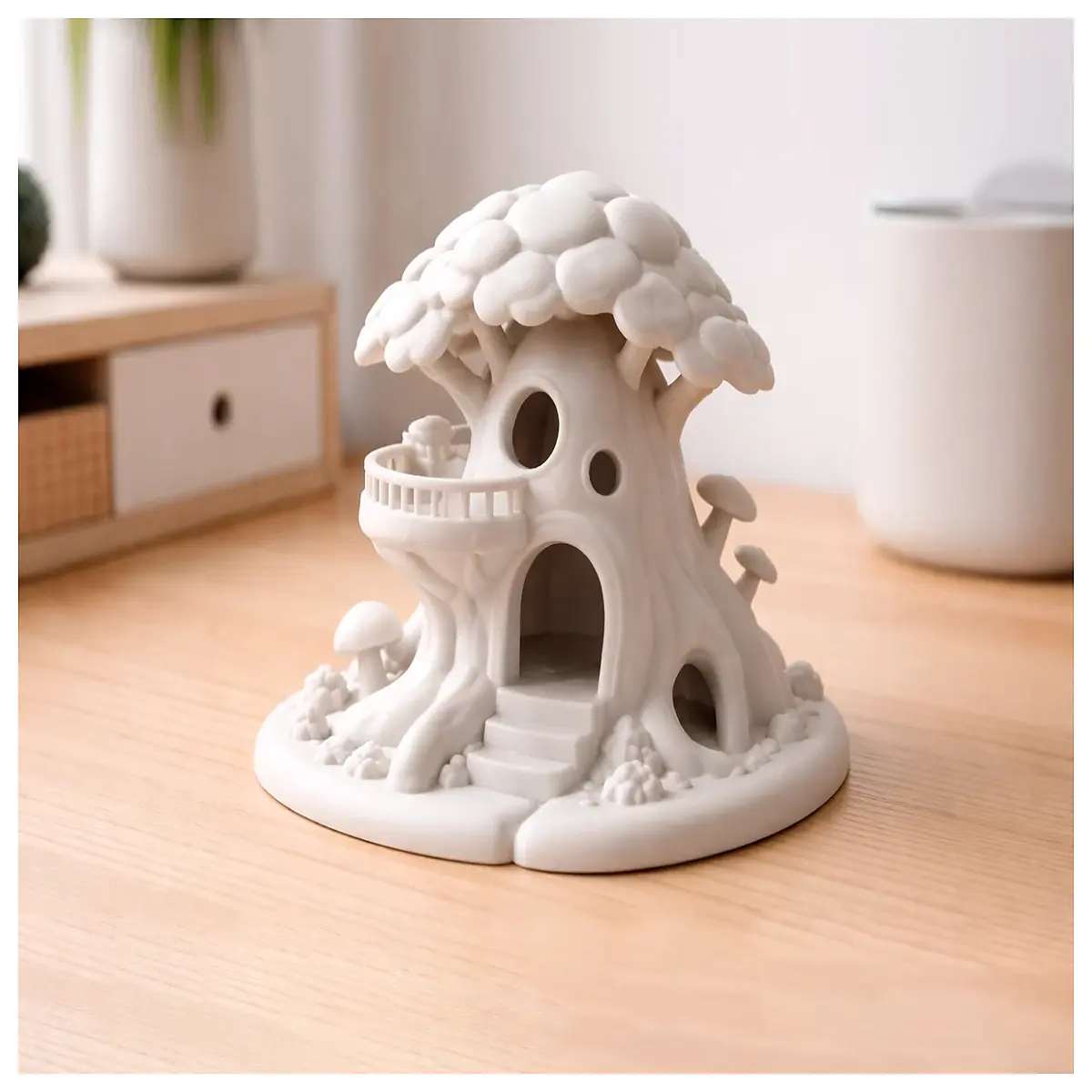 Tree House Pet House Bird House Rabbit House Small Animal Shelter Pet House Indoor House Cozy House Suitable for Small Cats Dogs