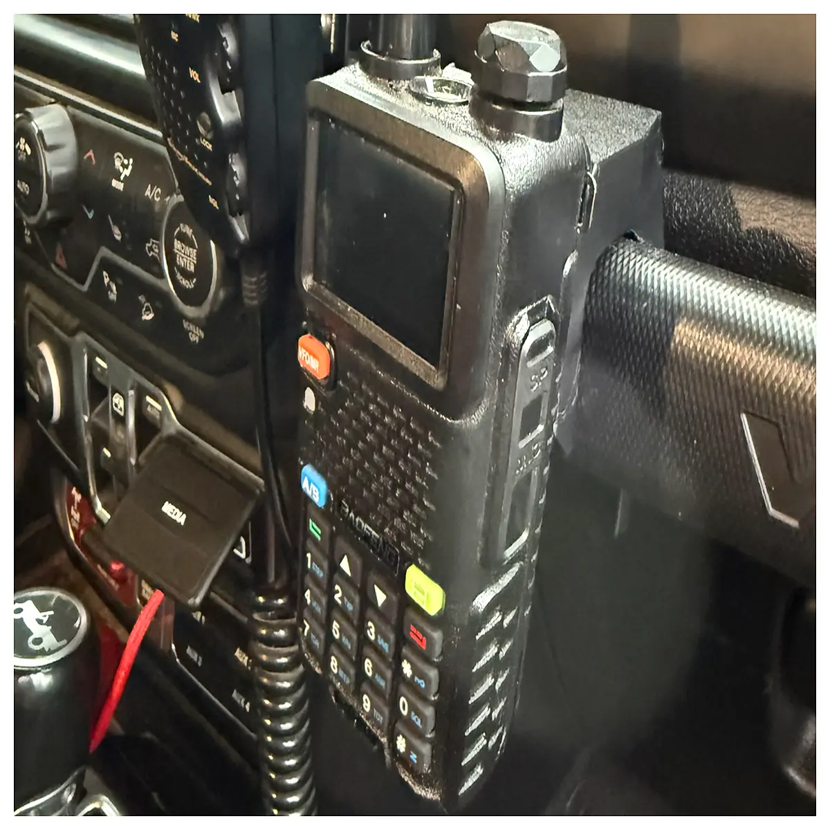 JL 18 23 Handheld Radio Mount Bracket Holder Phone Mount Car Accessory Mobile Holder