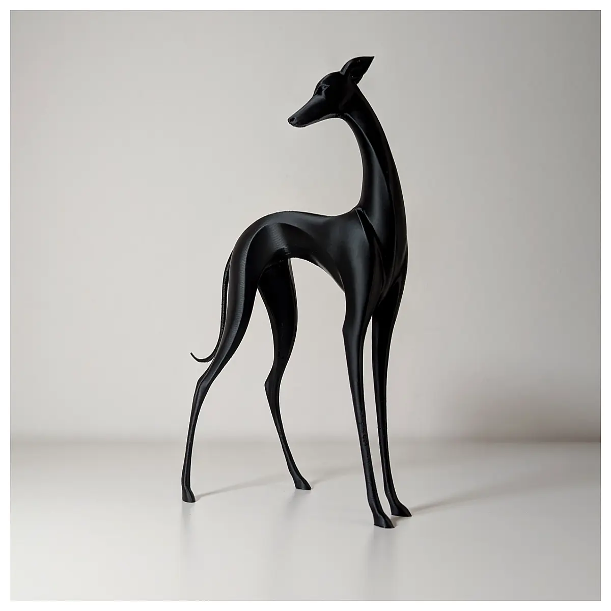 Grilli Dog Sculpture Decoration Indoor Art Pet Statue Living Room Decor Home Accent Modern Sculpture Art