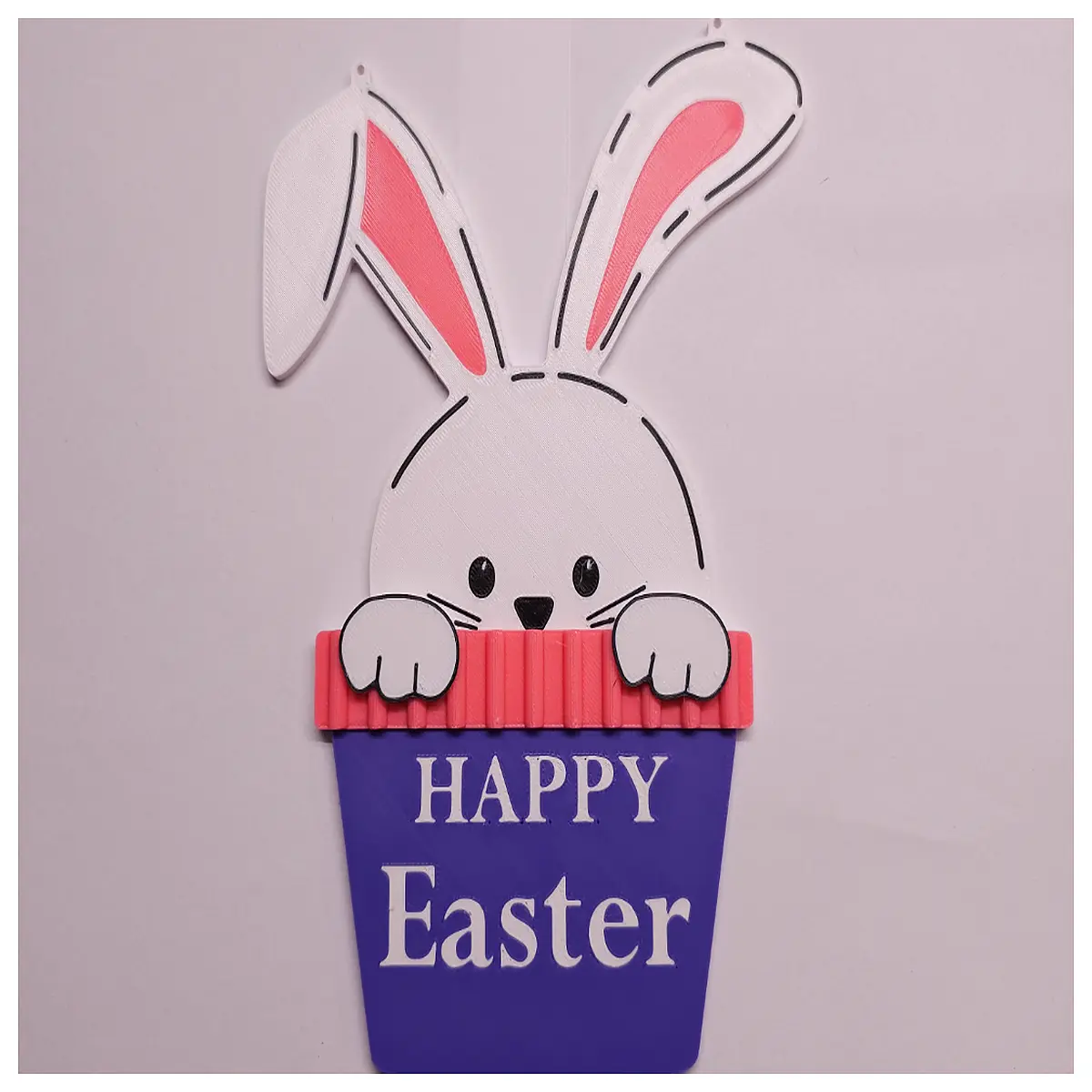 cute bunny door hanger for easter home decor spring party supplies