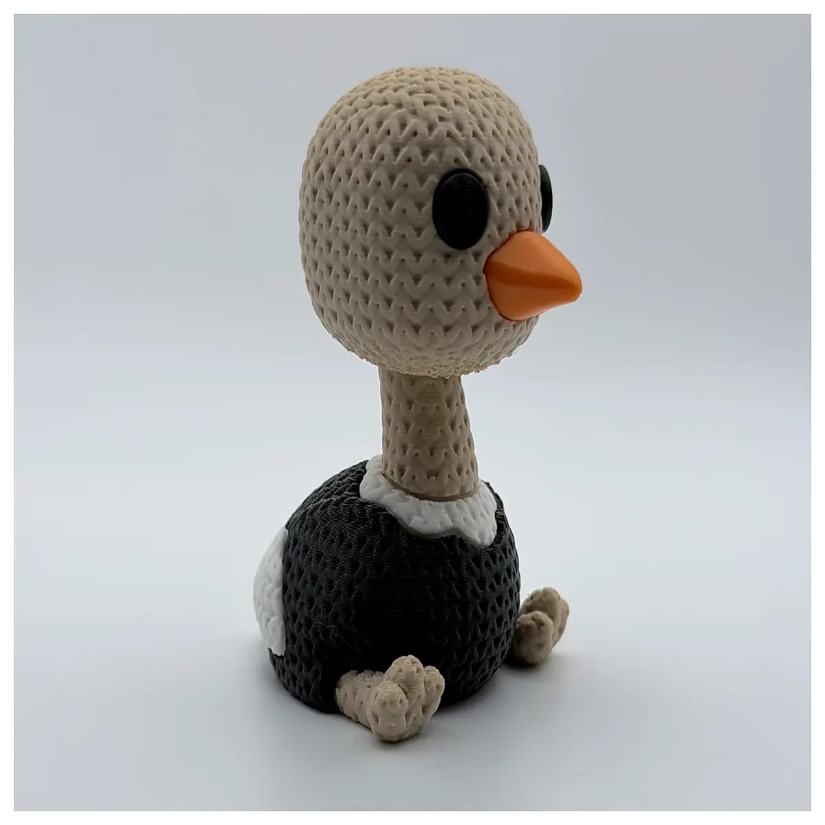 knit ostram plush toy small zoo animals stuffed animal safari kids