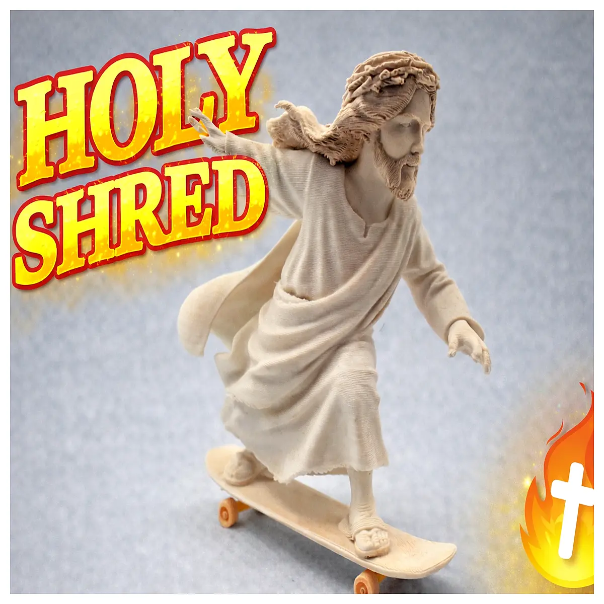 Solid Jesus Skateboard Graffiti Skateboard Art Skates Accessories Custom Skateboard Toys Canvas Board