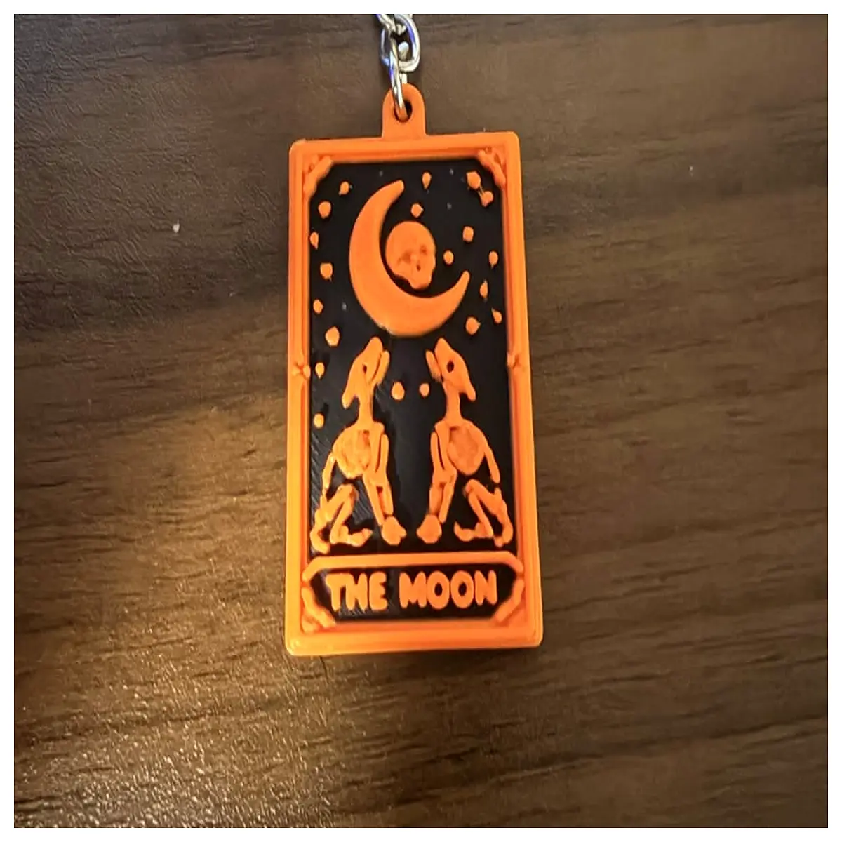 Skeleton Dog Tarot Keychain Tarot Card Collection Pet Lover Gift Lucky Charm Tarot Accessory
