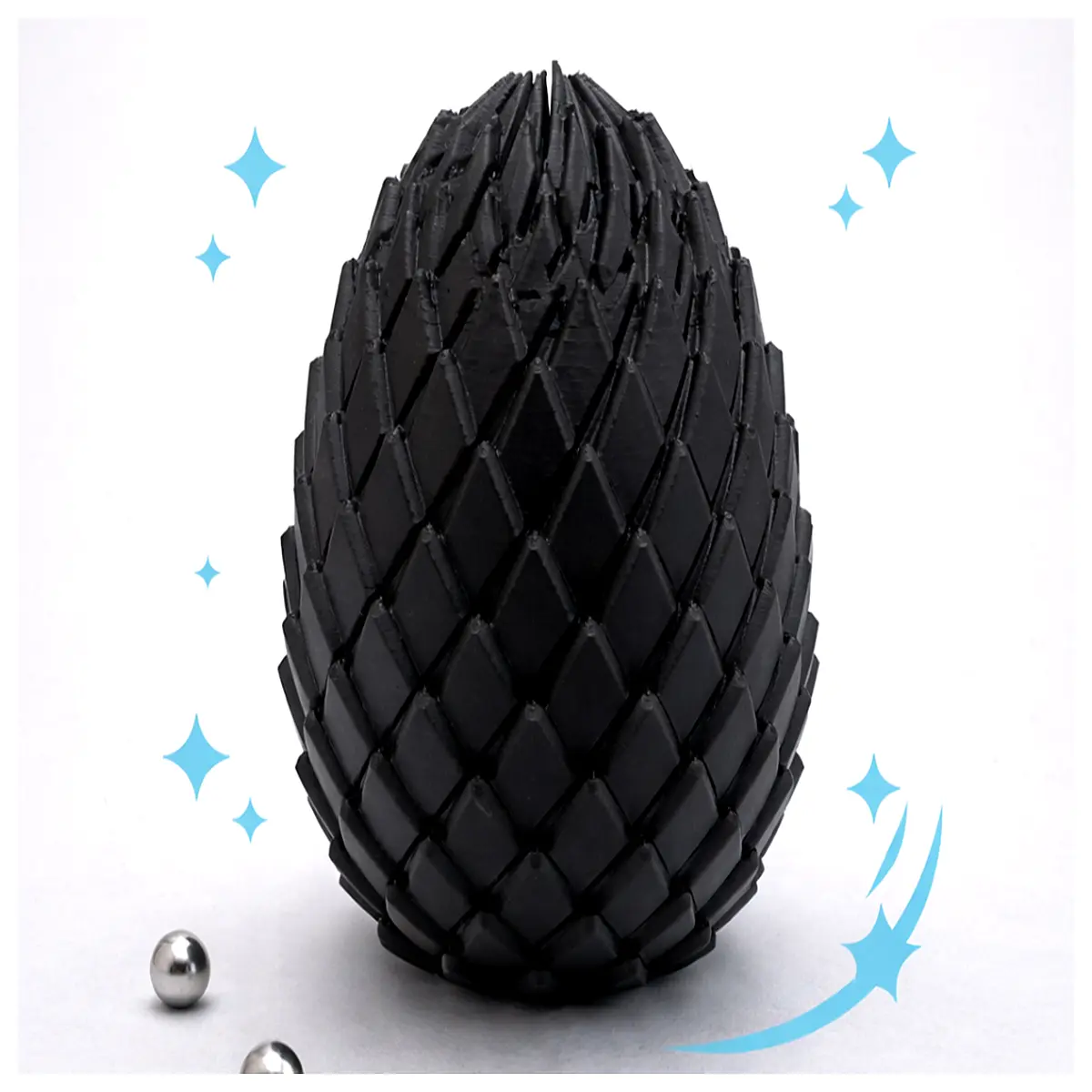 Dragon Egg Stress Ball Fun Anxiety Relief Toy Desk Decoration Stress Reduction for Office Study Premium Dragon Egg Design