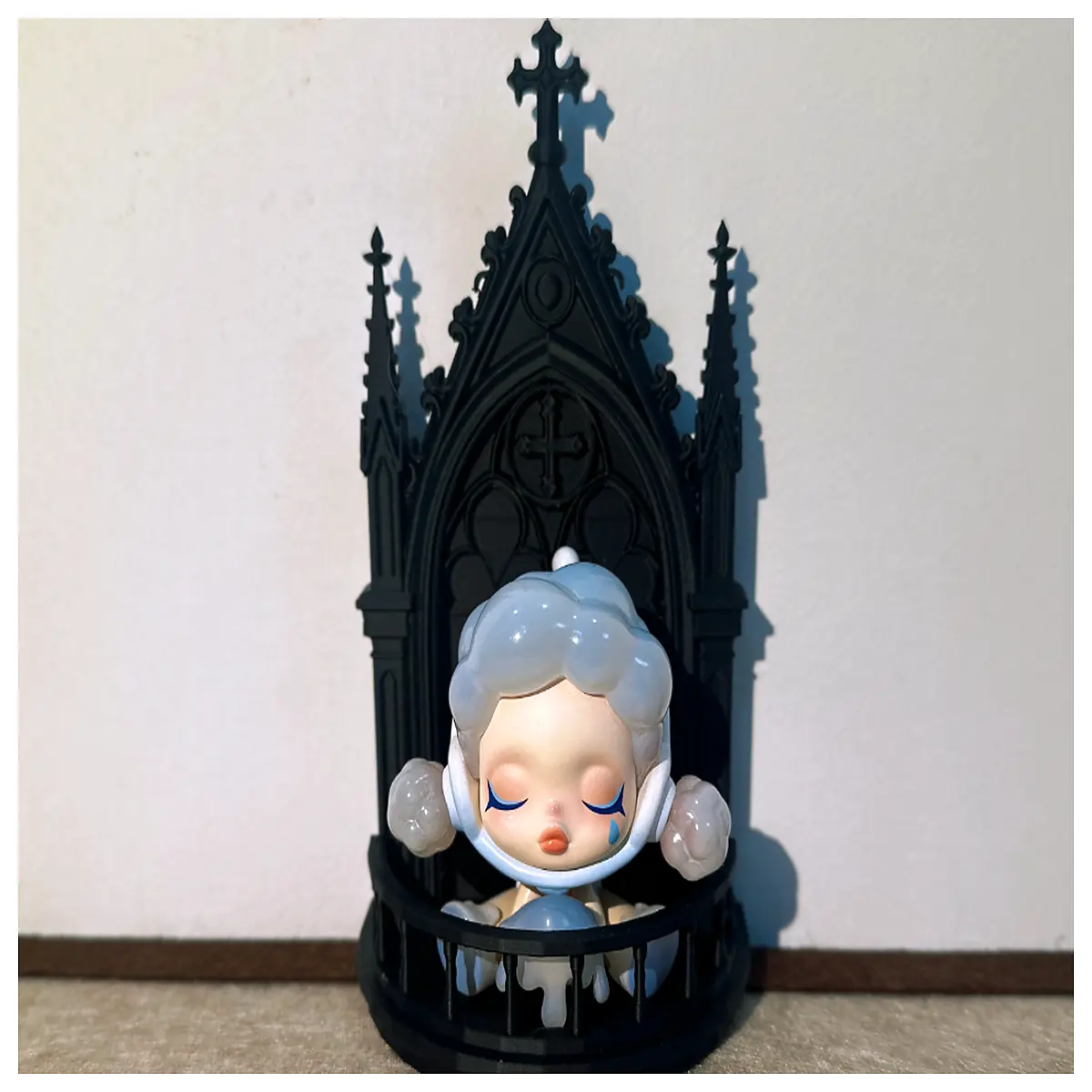 Church Style Display Stand Religious Item Display Rack Chapel Decoration Religious Model Stand Showcase