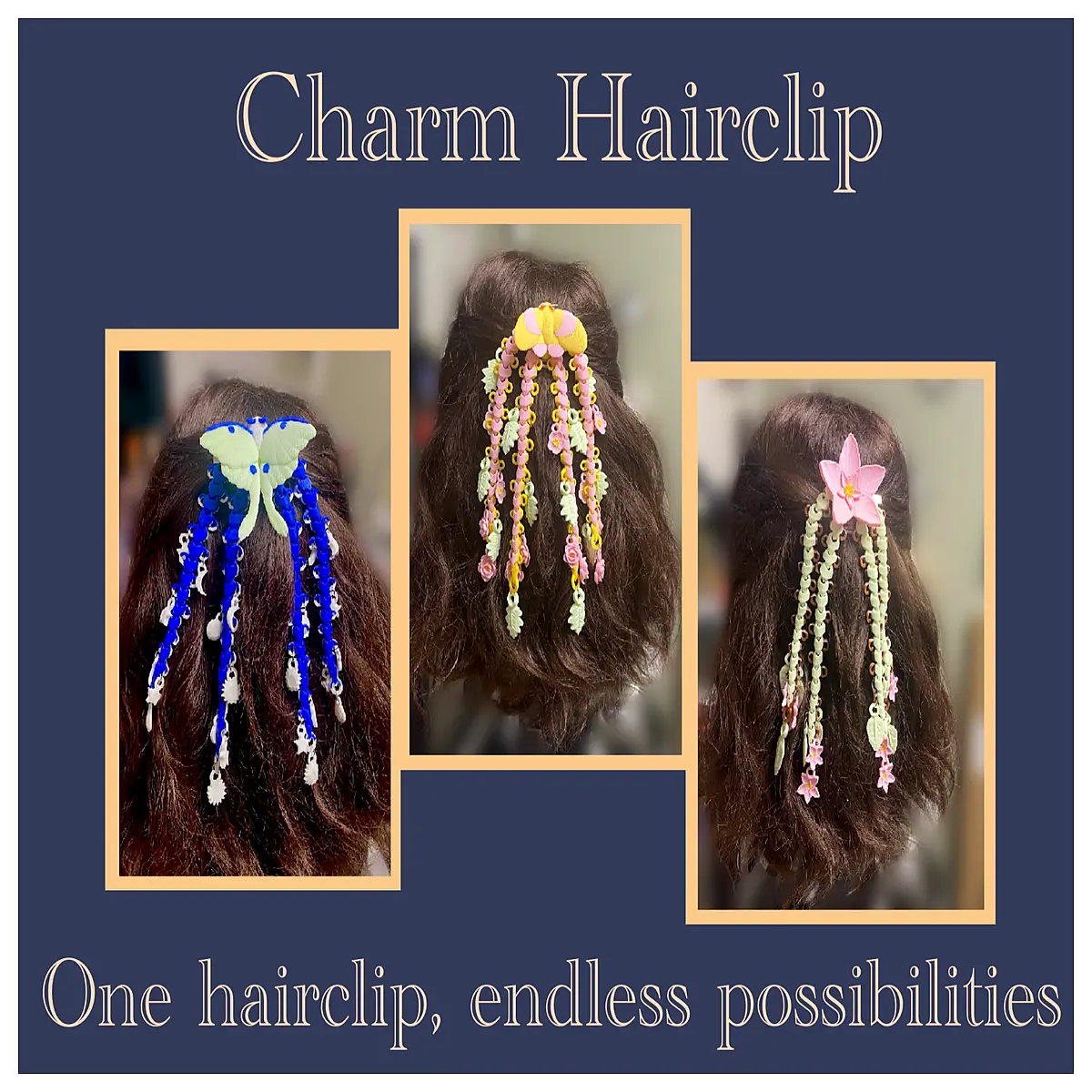 Articulating Joint Hair Clip Girls Toy Flexible Joints Role Play Costume Accessory Fun Hairpiece