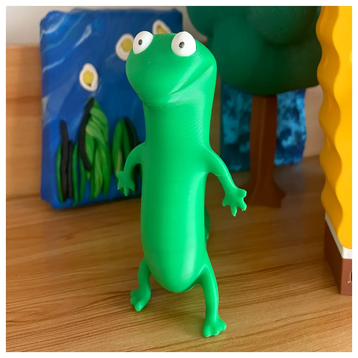 Beaver Transformation Lizard Toy Movable Animal Figure Kids Gift Realistic Pet Model Educational Toy