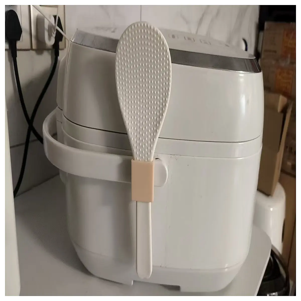 Rice Cooker Stand Spoon Holder Rice Cooker Accessories Kitchen Utensil Support Bracket Stable Rice Cooking Tool