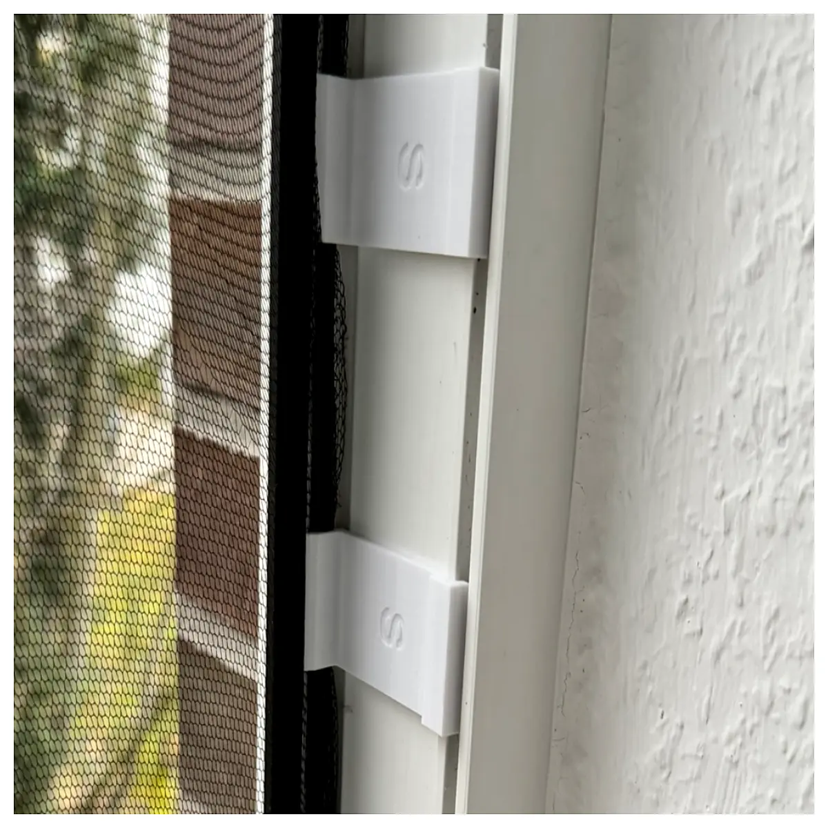 mosquito net window wedge stopper door holder keep open screen mesh protector