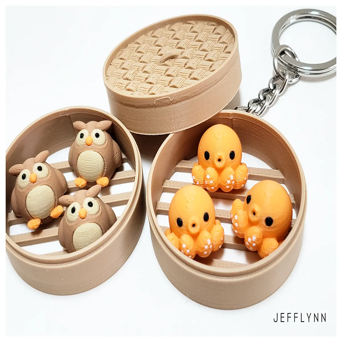 Octopus Stress Relief Keychain Cute Cartoon Design Anxiety Relief Keyring Accessory Novelty Decoration Fun Gift