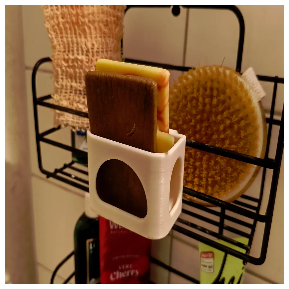 shower caddy soap dish holder no drill suction cup bathroom organizer rack for bar soap