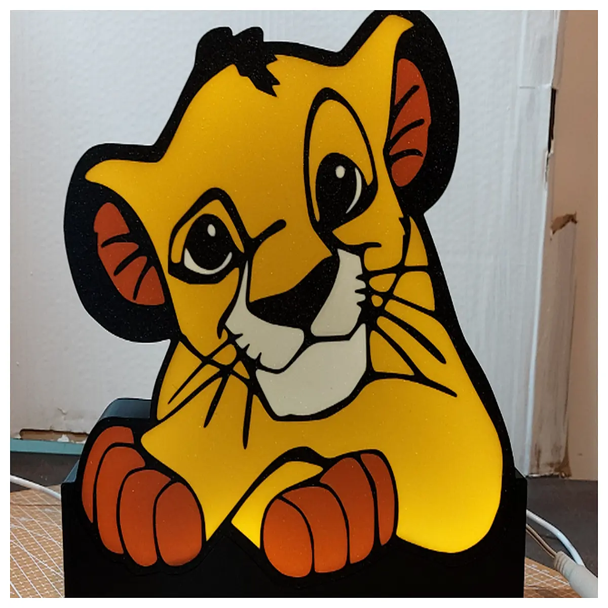 simba printed multi color night bedroom decor kids