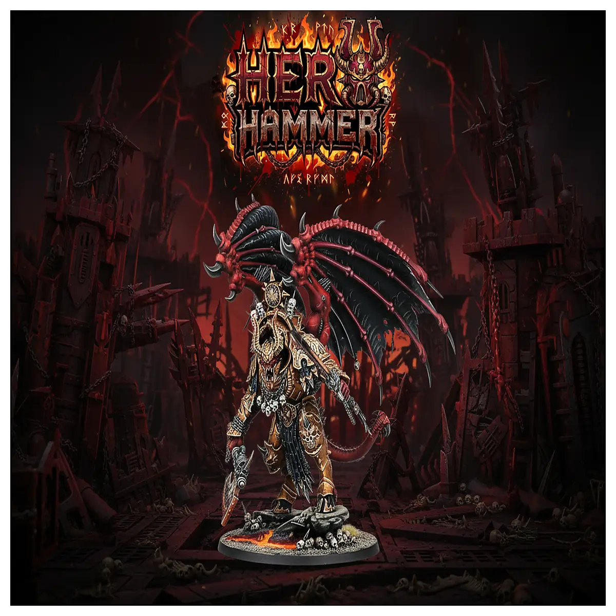 Hero s Hammer Red Game Accessories Tactical Gear Figure Models Module Tabletop Games Battle Box Patches Tactical Supplies
