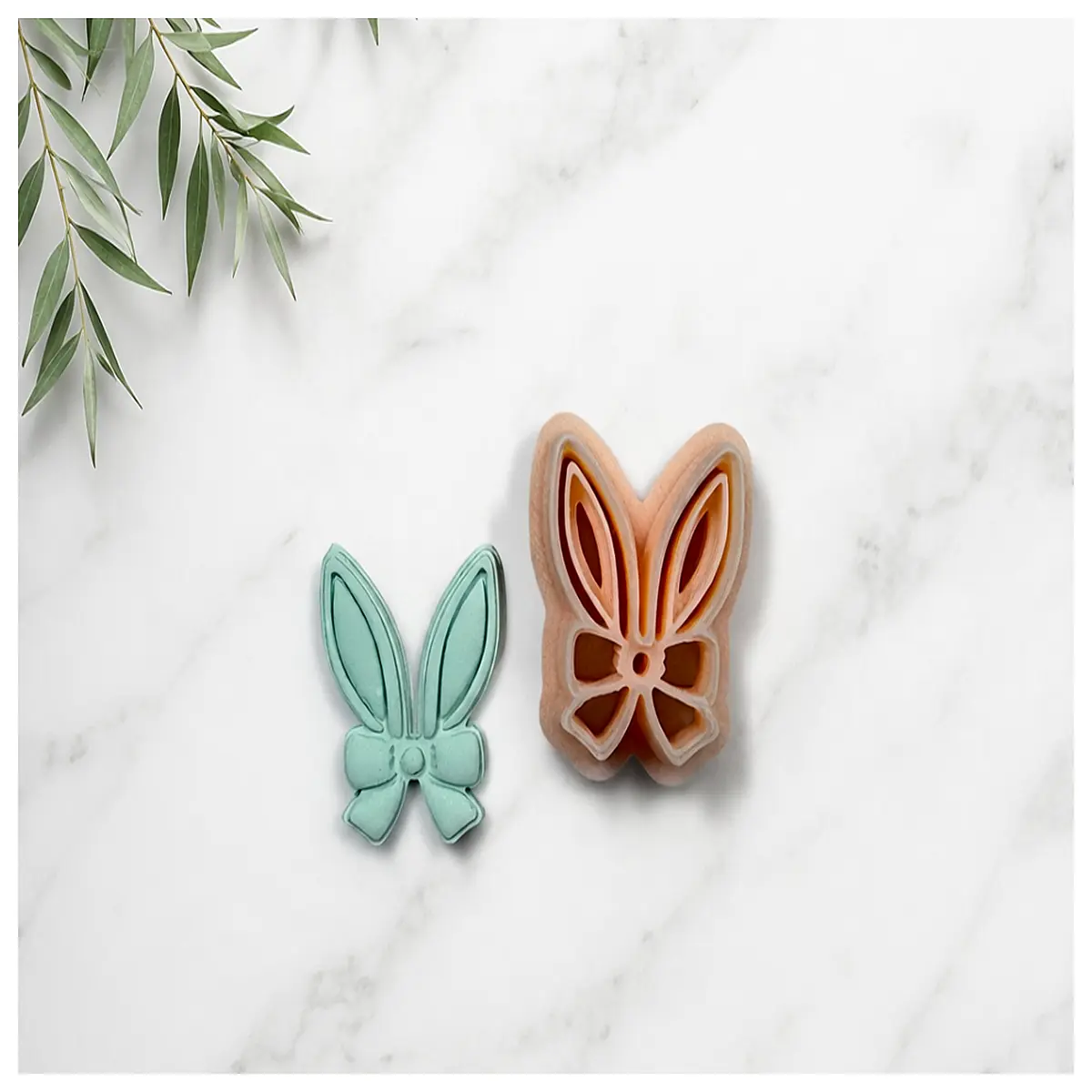 Bow Bunny Ear Clay Cutter Sculpting Tool for Polymer Clay DIY Crafts Accessories Rabbit Ear