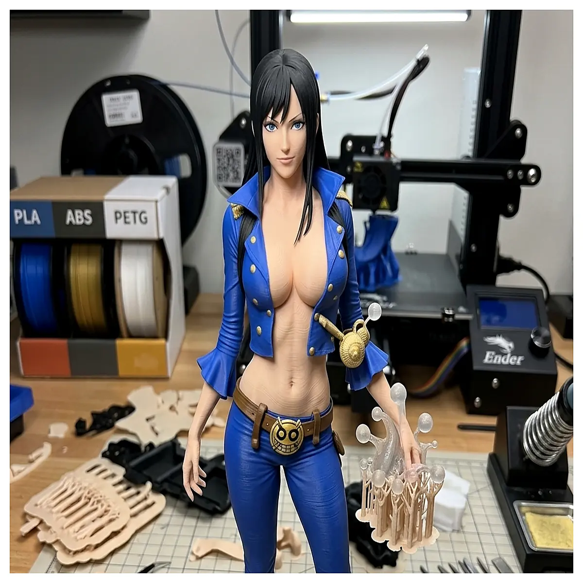 Nico Robin Motorcycle Parts Accessories Repair Throttle Sport Bike Modification Motorcycle Attachments