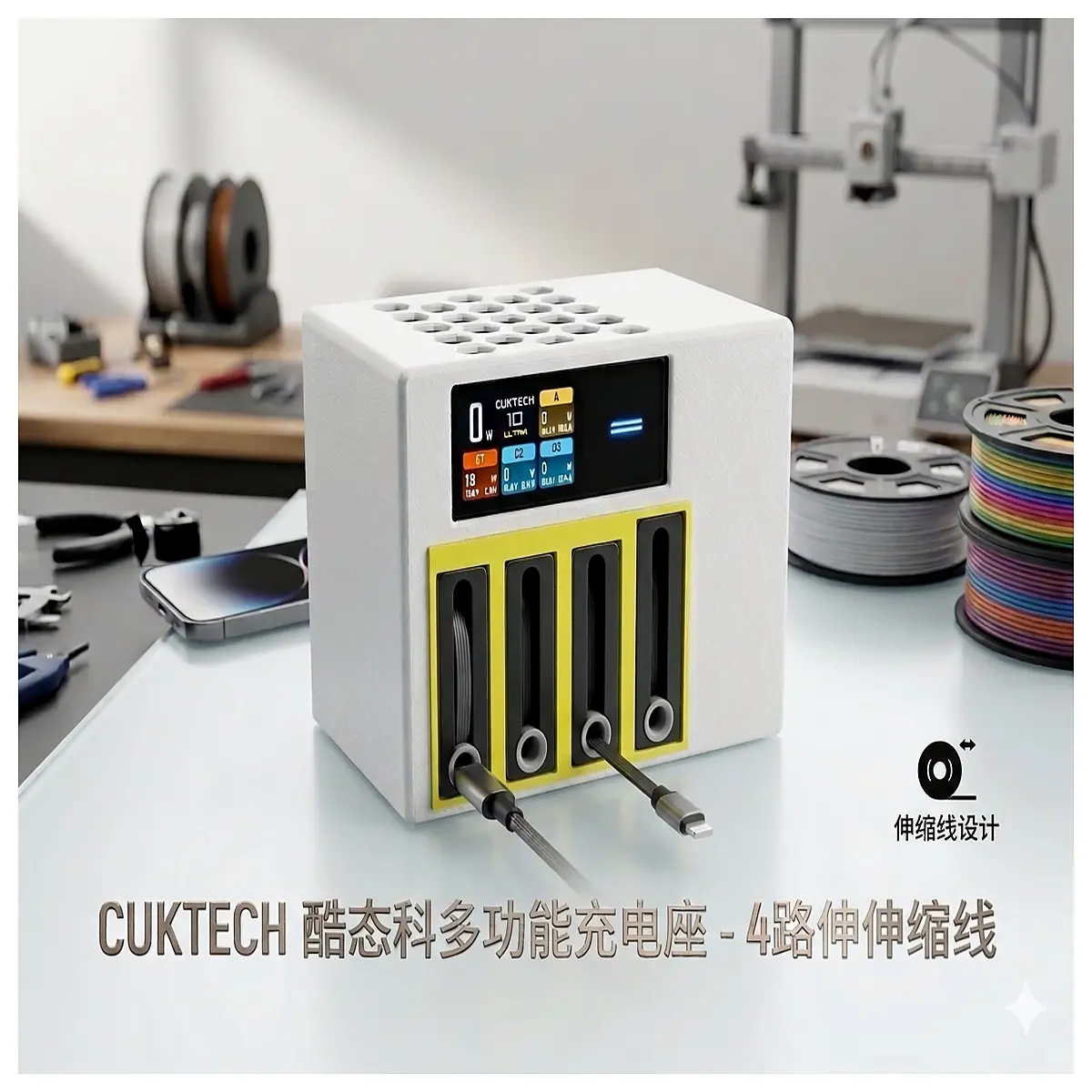Kutaike 10 Ultra Charging Station Wireless Charger Fast Phone Charging Compatibility Charging Accessories