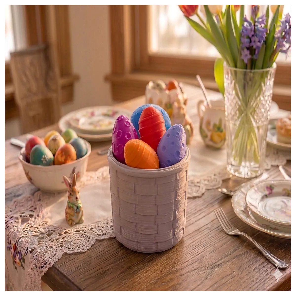 Tactile Sensory Eggs Basket Toy Baby Sensory Development Easter Eggs Playtime Fun d Stimulation