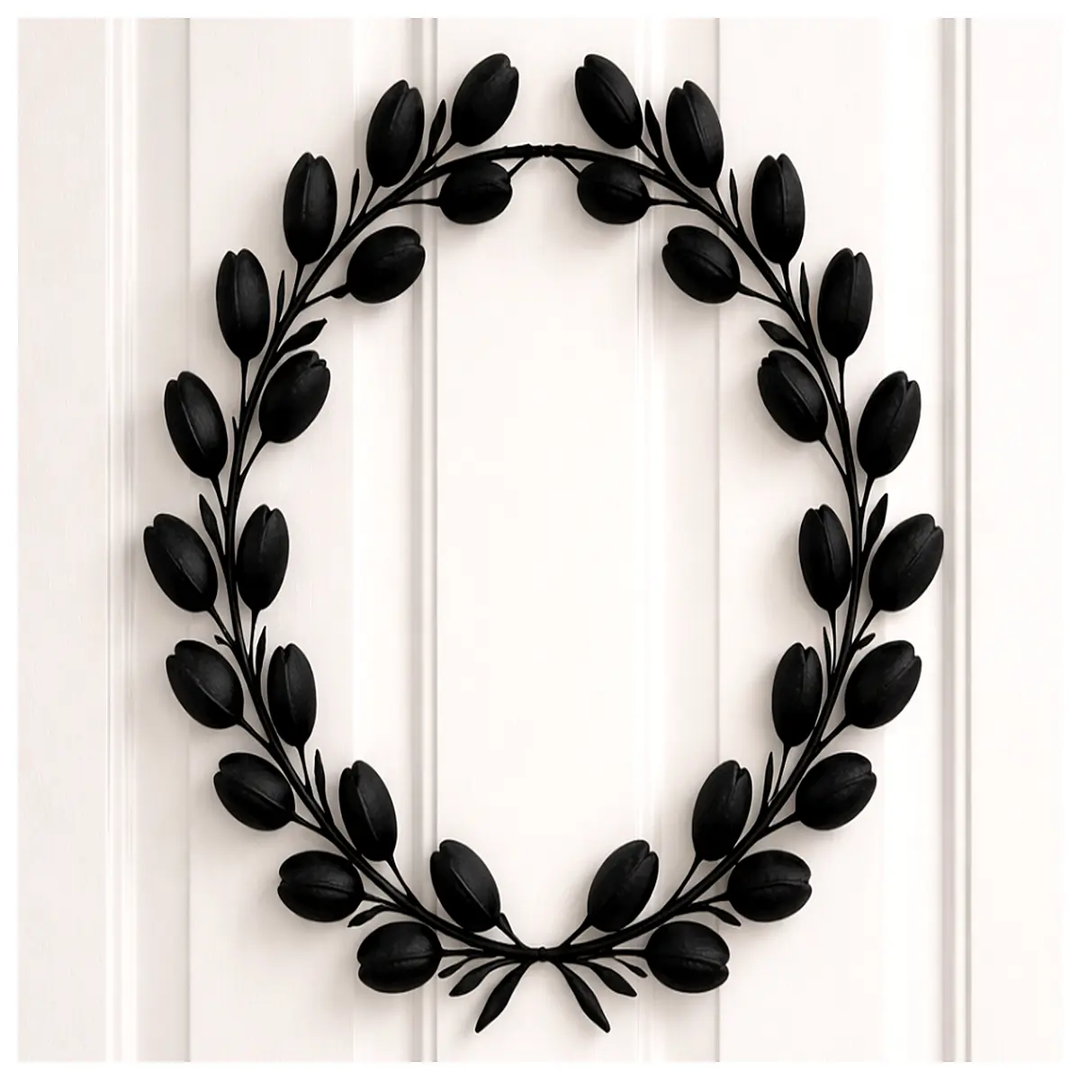 Minimalist Tulip Flower Wall Decor Modern Home Decor Wall Art Interior Decoration Simple Floral Arrangement Wall Hanging